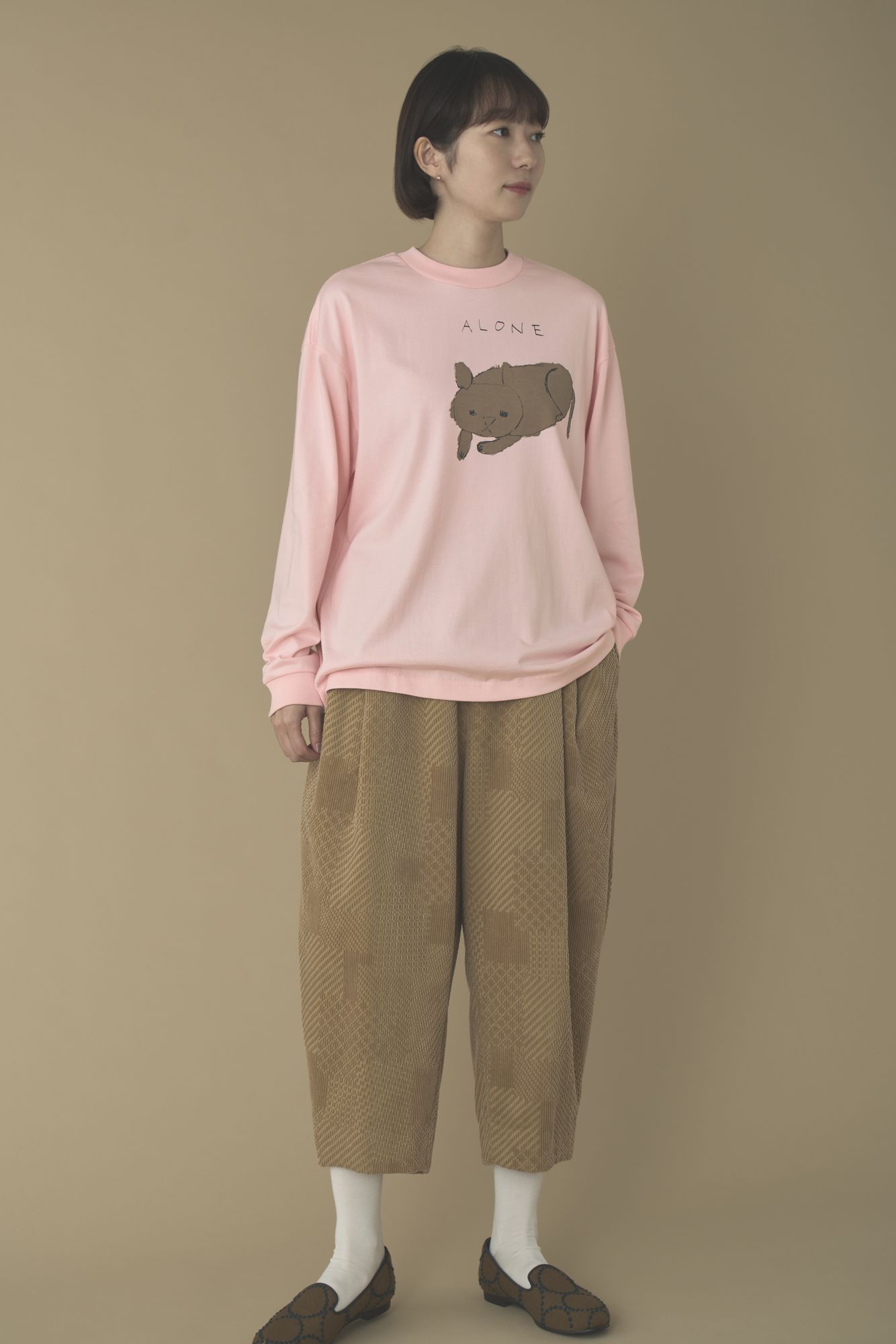 メルめる　mina perhonen honey bird レイヤーニット piiloleikki ロングスリーブカットソー - minä perhonen