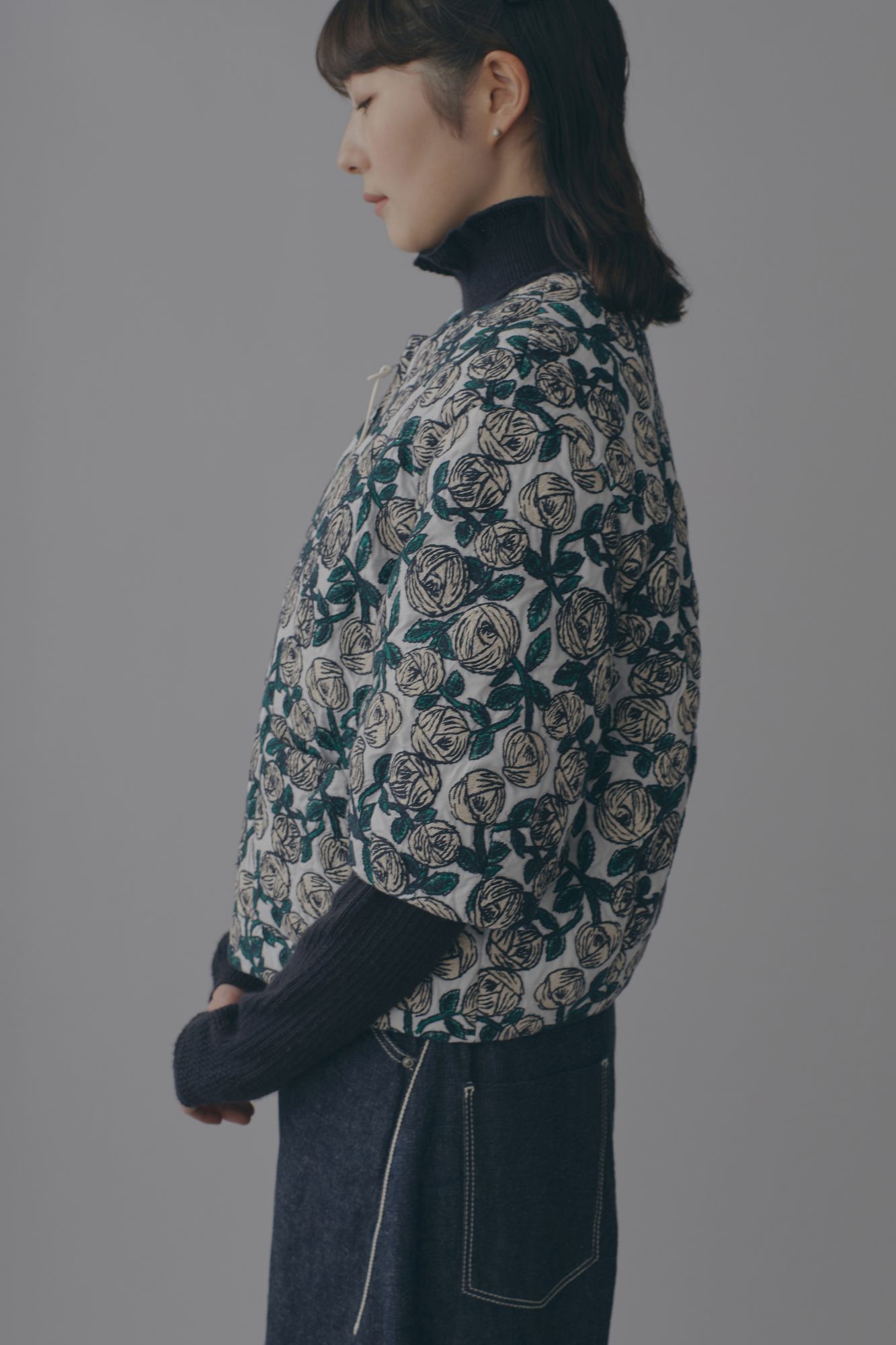 rosy ショートスリーブダウンブルゾン - minä perhonen