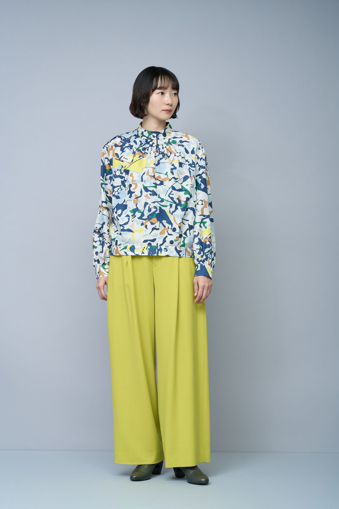 ミナペルホネン★ブラウス★ paule mina perhonen floraleaf ブラウス - ミナペルホネン正規取扱店