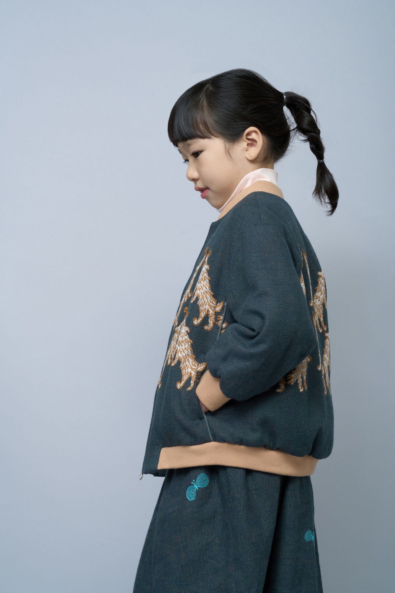 wolf & flower ブルゾン - minä perhonen