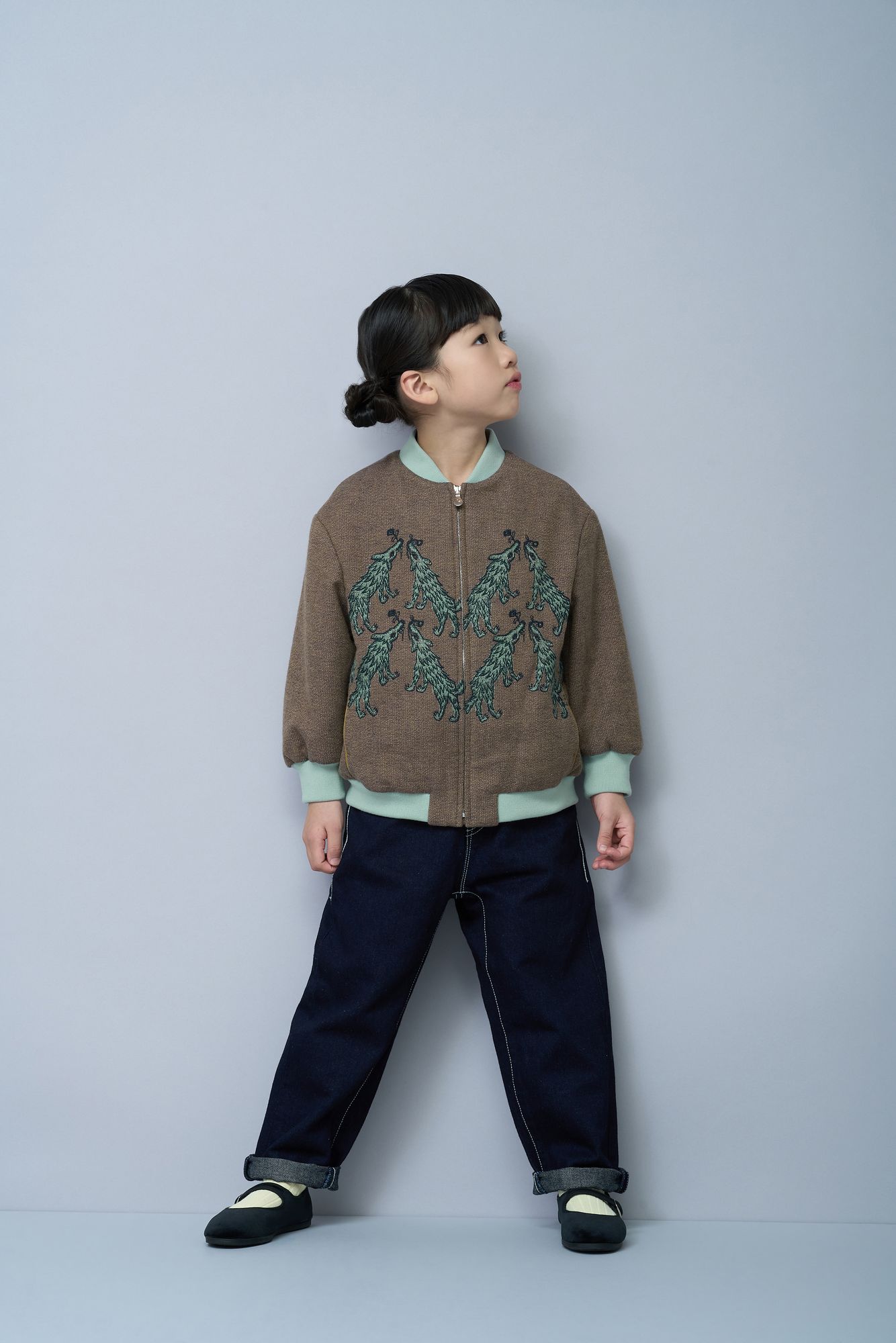 wolf & flower ブルゾン - minä perhonen