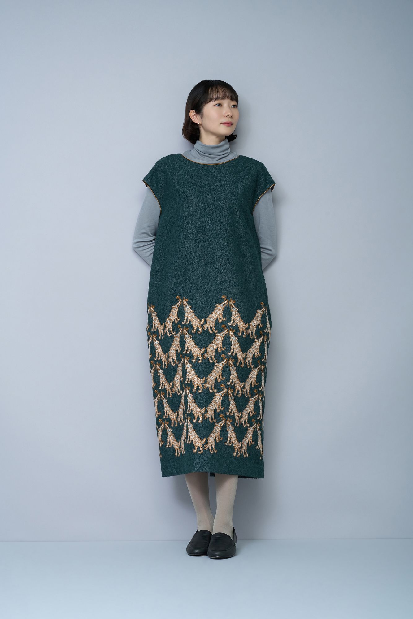 wolf & flower ドレス - minä perhonen