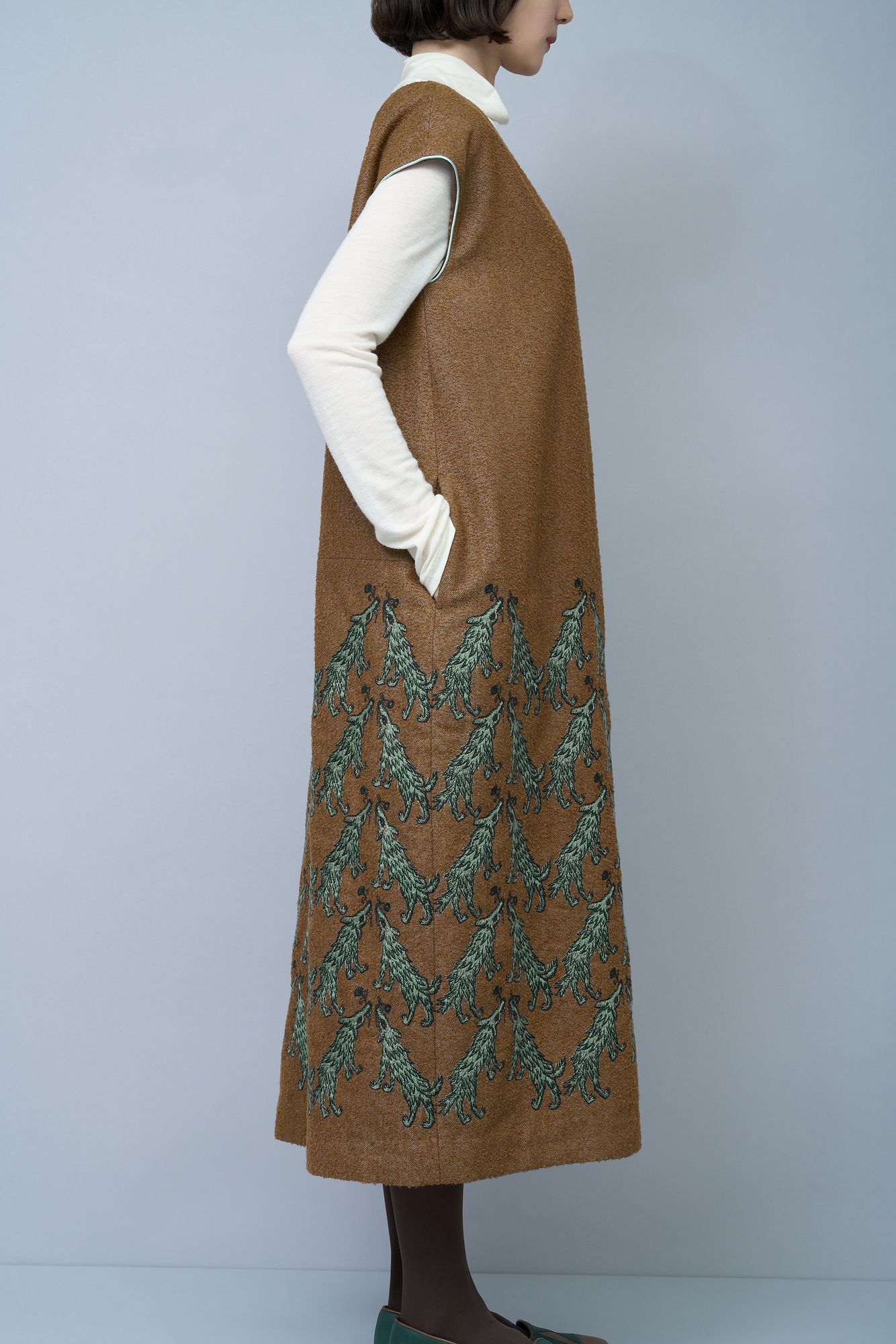 wolf & flower ドレス - minä perhonen