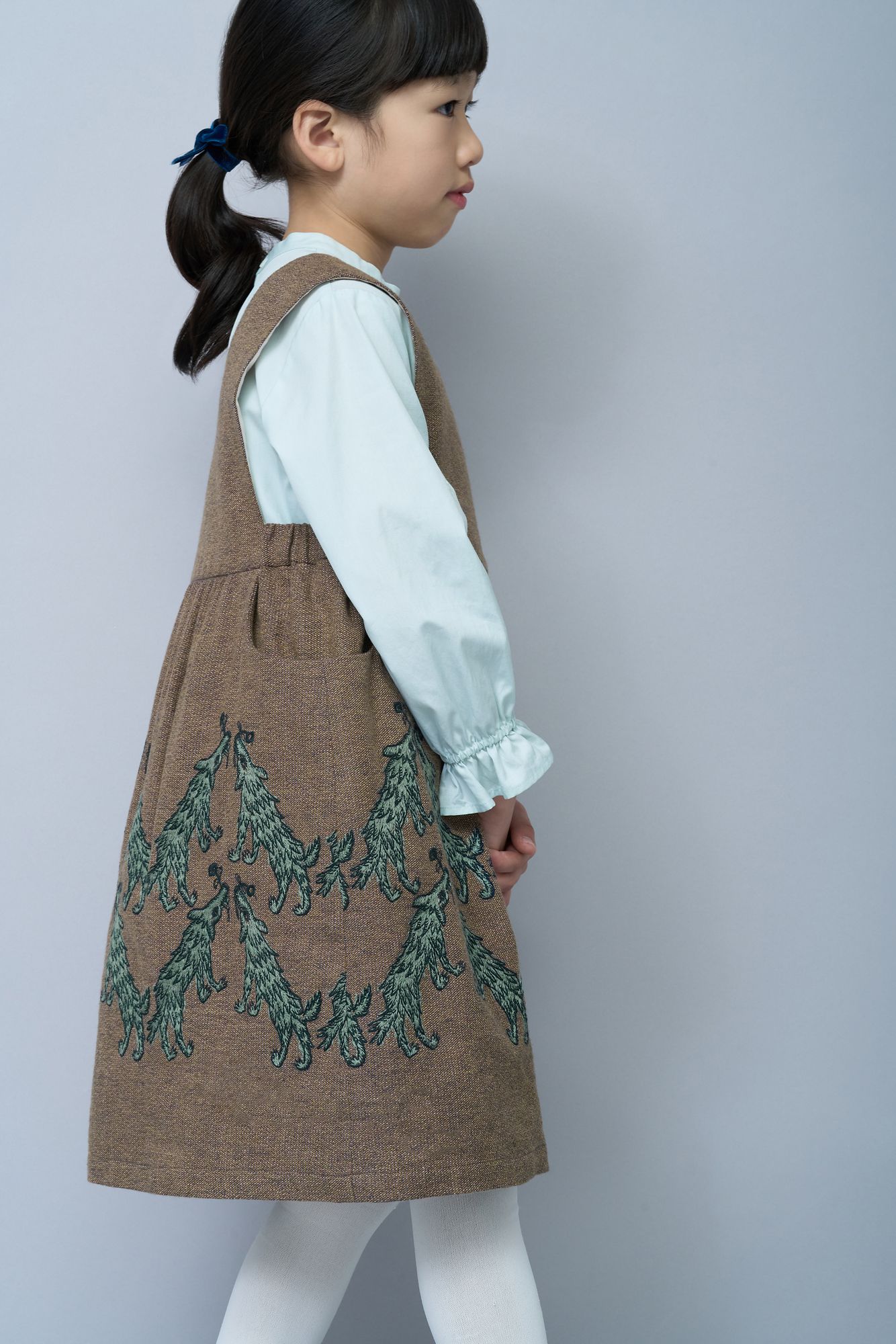 wolf & flower ジャンパースカート - minä perhonen