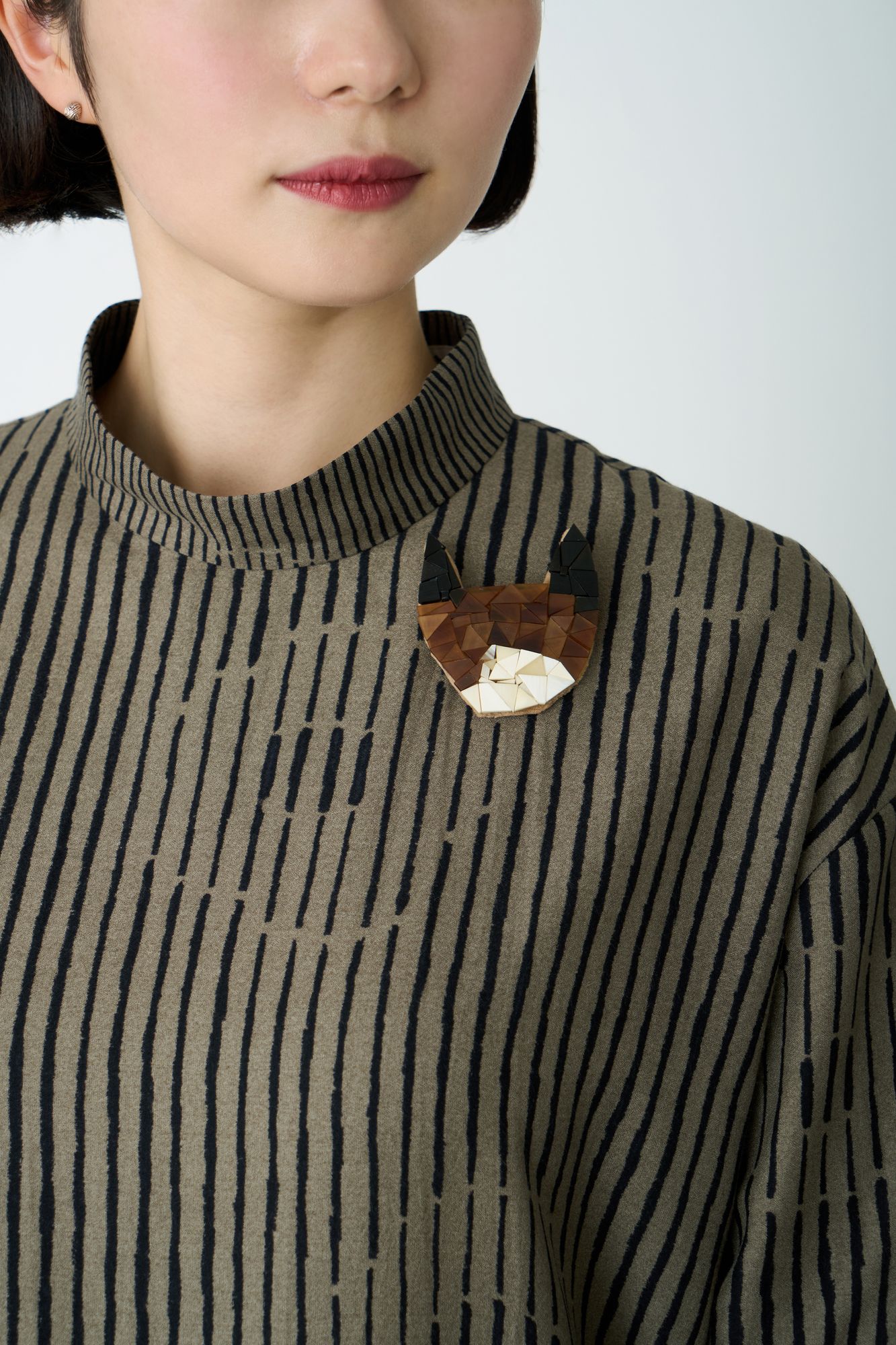 anone-anone ブローチ -水牛タイプ- - minä perhonen