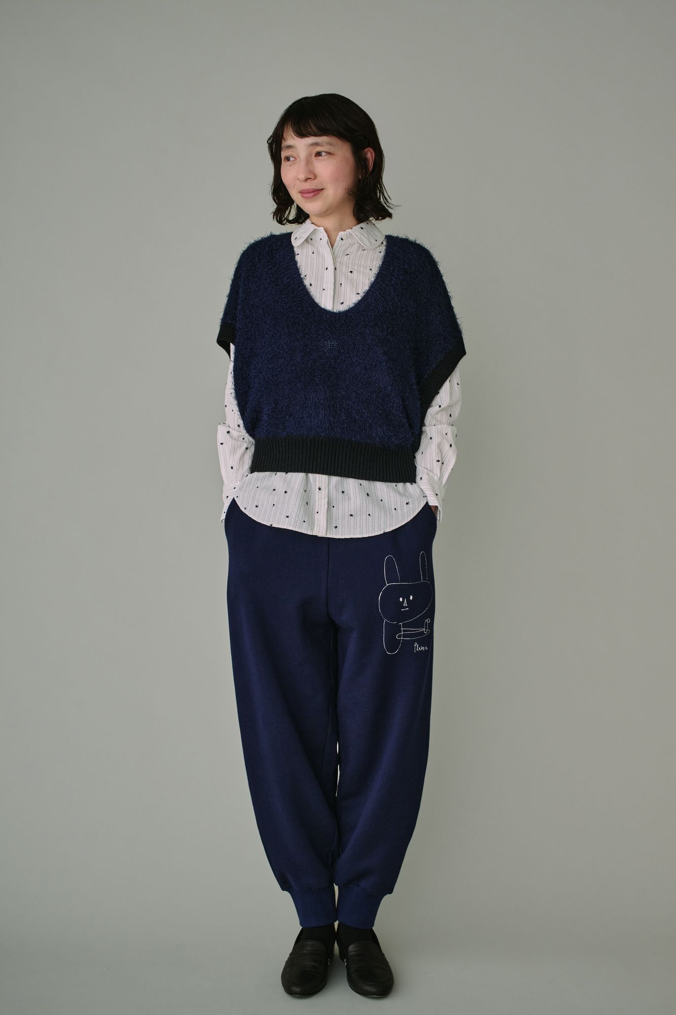 mina perhonen winter bird ニット ベスト duvet ニットベスト - minä perhonen