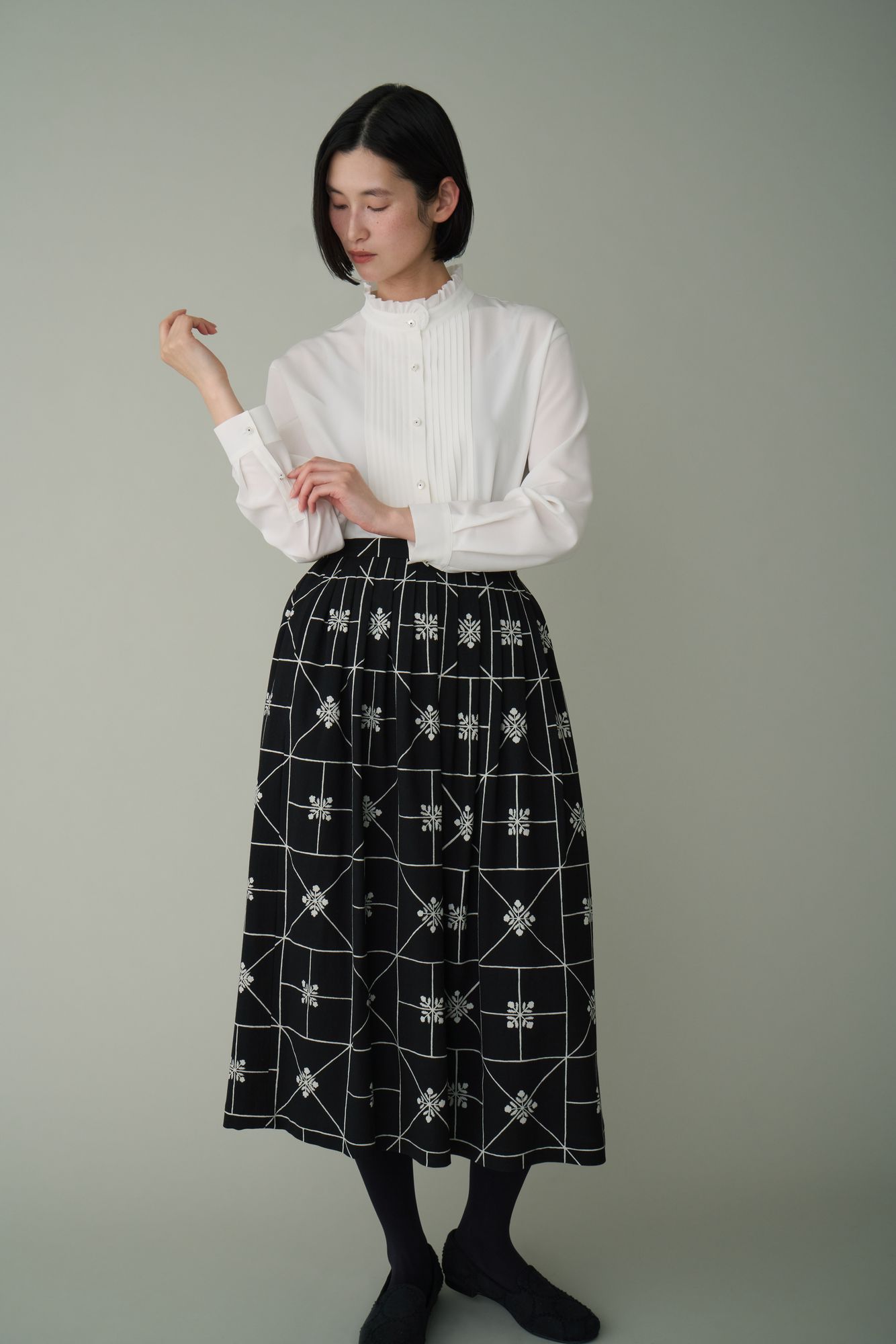 シェーン様  9/15お取り置き  mina perhonen  ブラウス mina perhonen ミナぺルホネン swing garden ブラウス
