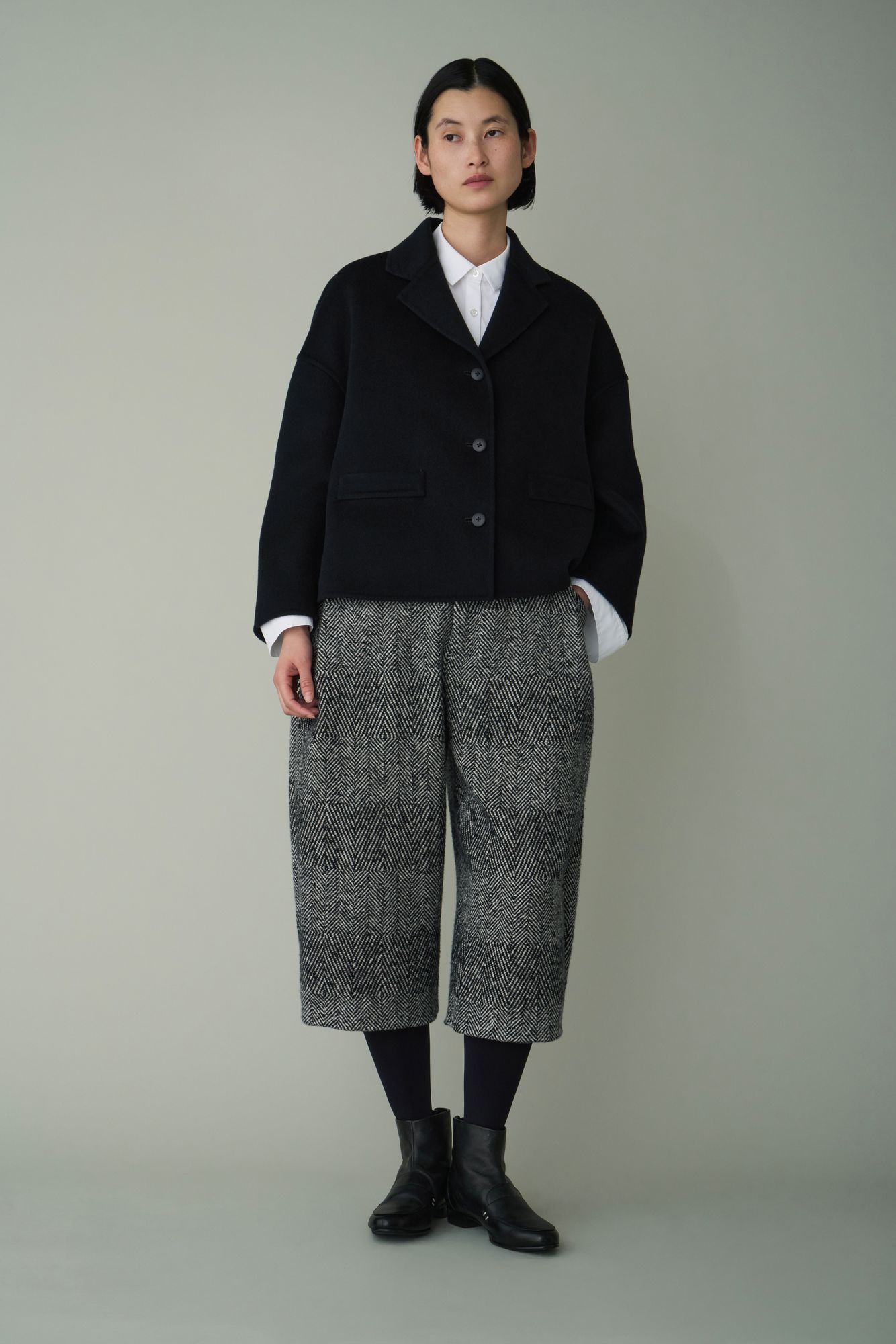 *kyo kei MARNI ニット/theory クロップド丈パンツ virta クロップドパンツ - minä perhonen