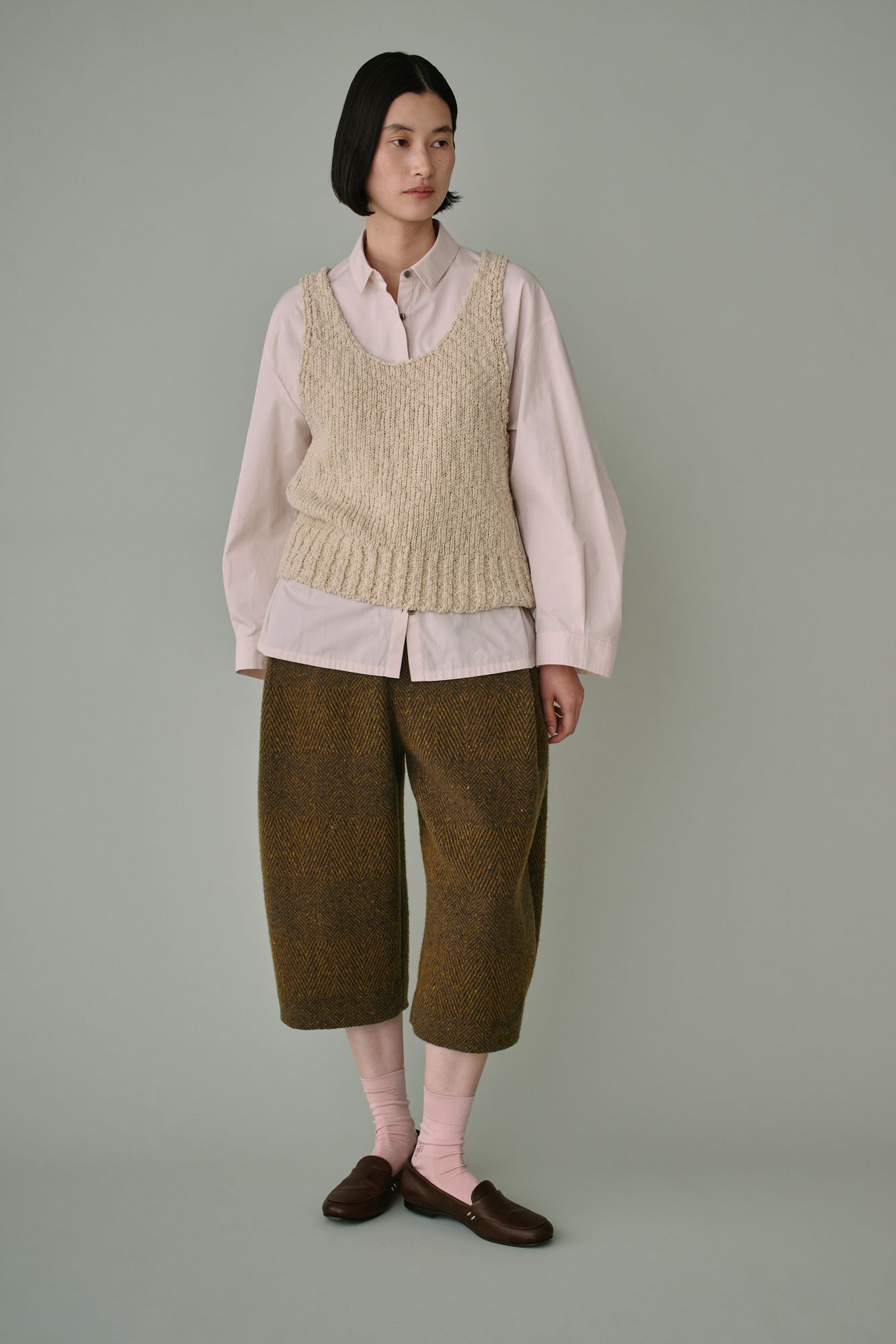 mina perhonen winter bird ニット ベスト mina perhonen rento ニットベスト - ミナペルホネン正規取扱店