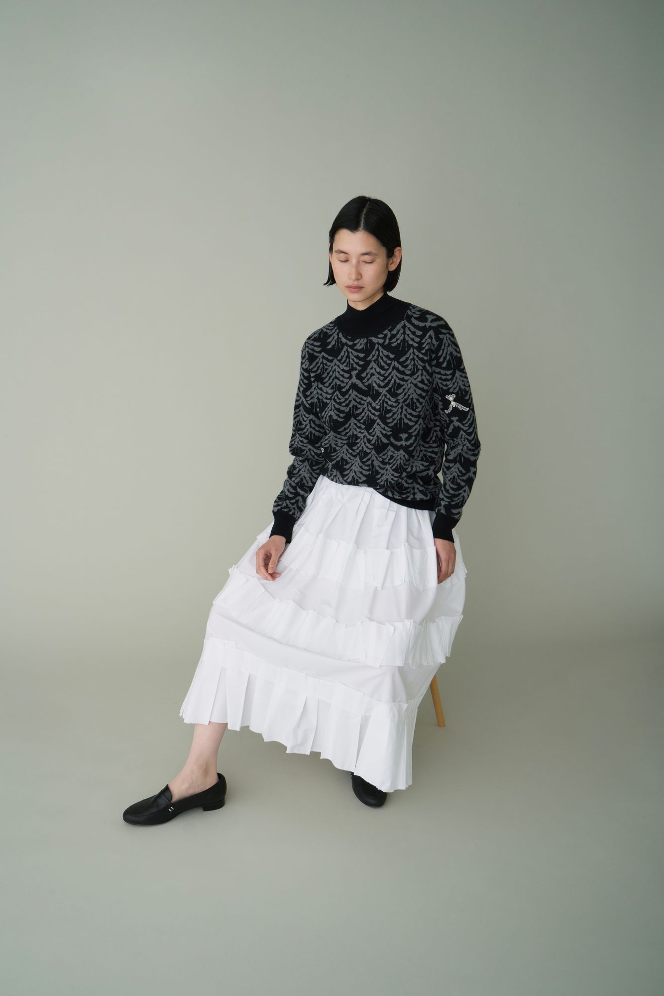 ノエララminaperhonen＊hana hane プルオーバー ニット wing tree ニットプルオーバー - minä perhonen