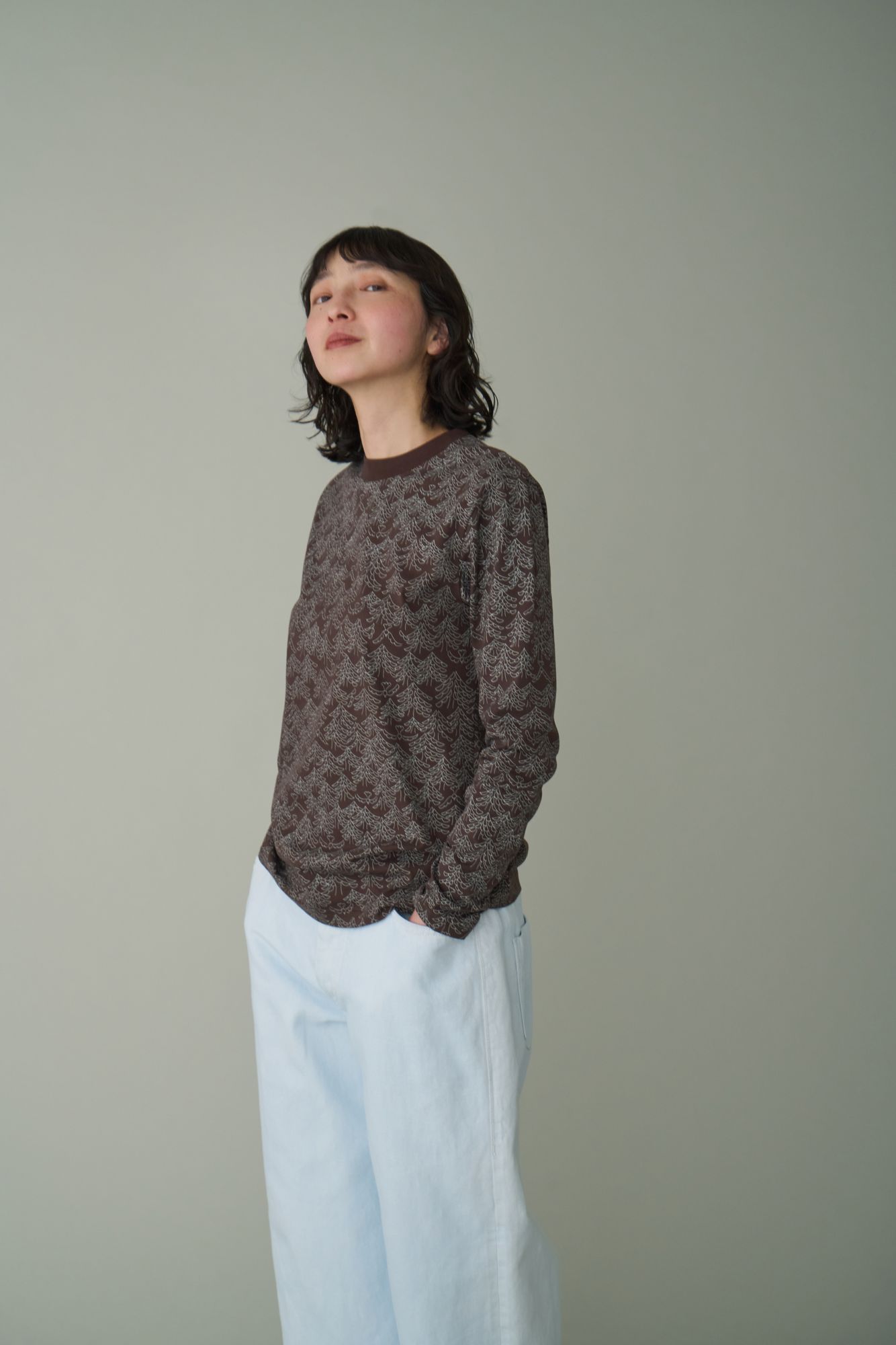mina perhonen windie カットソー wind flag クルーネックブラウス - minä perhonen