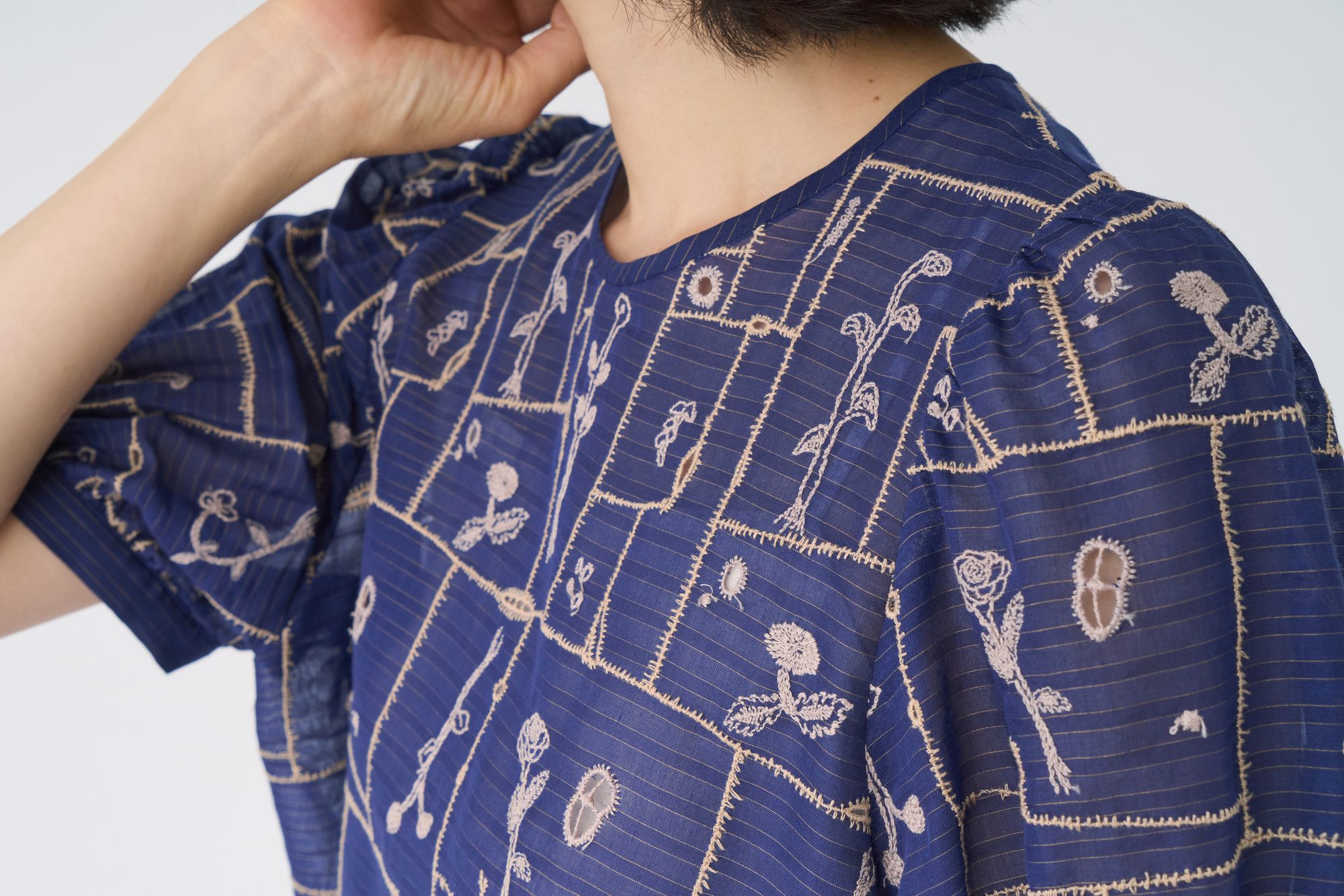 garden patchwork ブラウス - minä perhonen