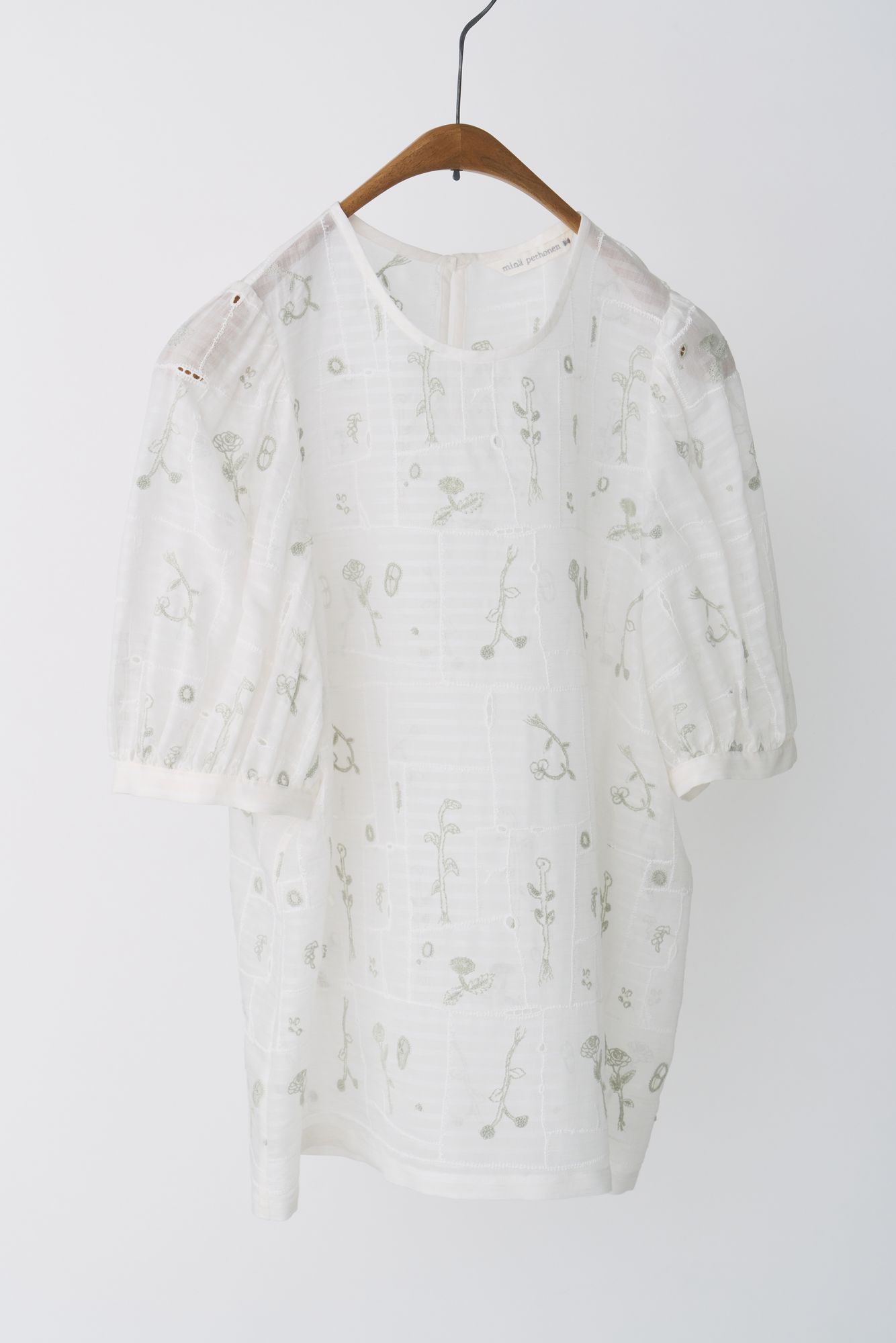 ミナペルホネン　ブラウス　garden patchwork 38 garden patchwork ブラウス - minä perhonen