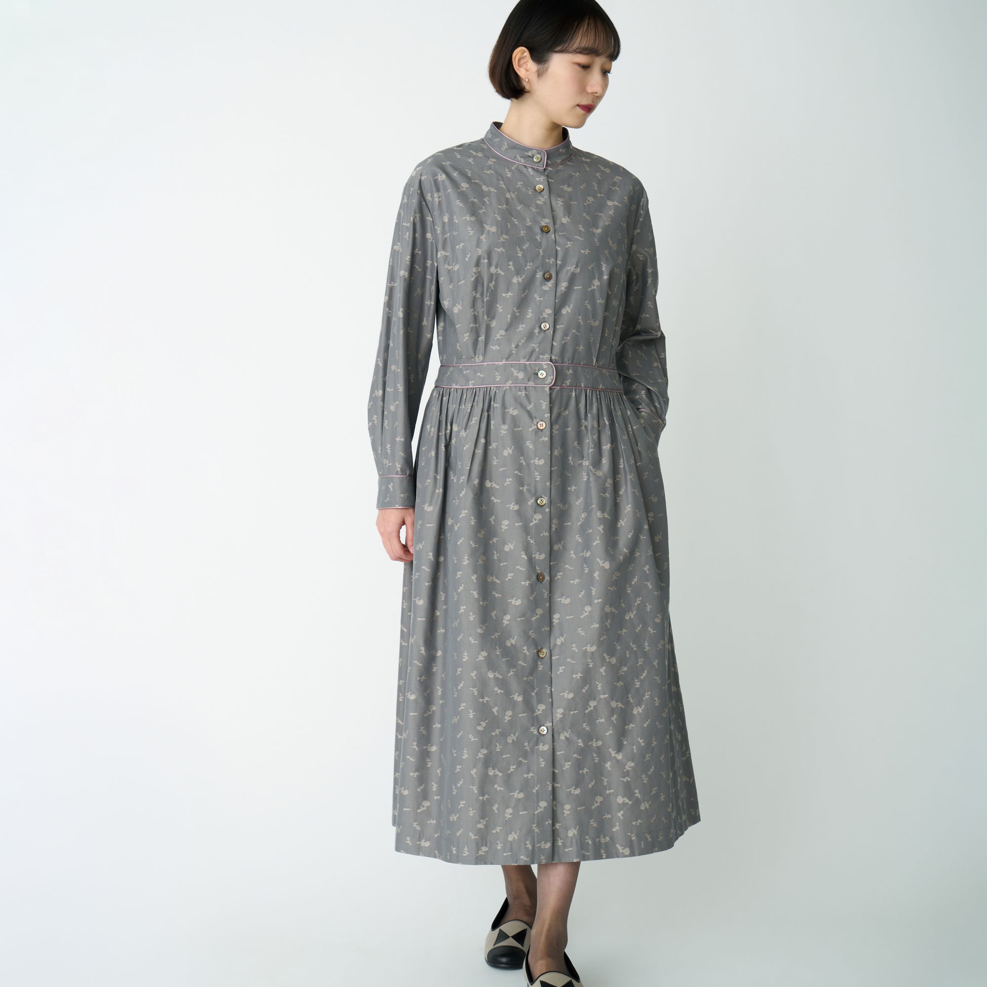 ★美品 mina perhonen くすみグリーン オールインワン M Online Store - minä perhonen