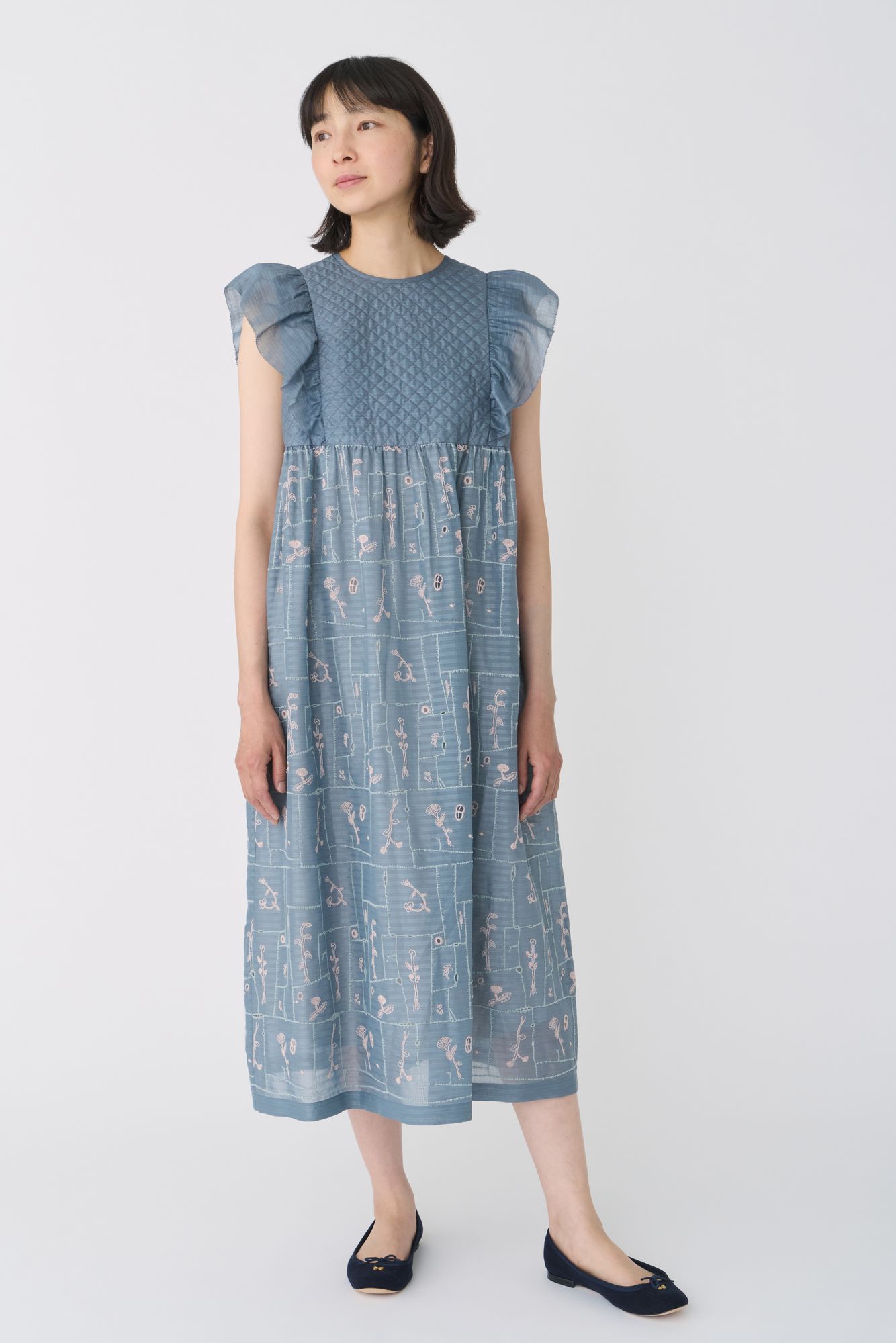 garden patchwork ドレス - minä perhonen