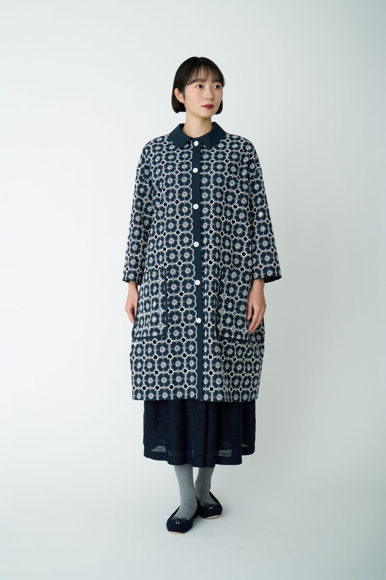 mina perhonen anemone ベルベット　コート anemone コート - minä perhonen