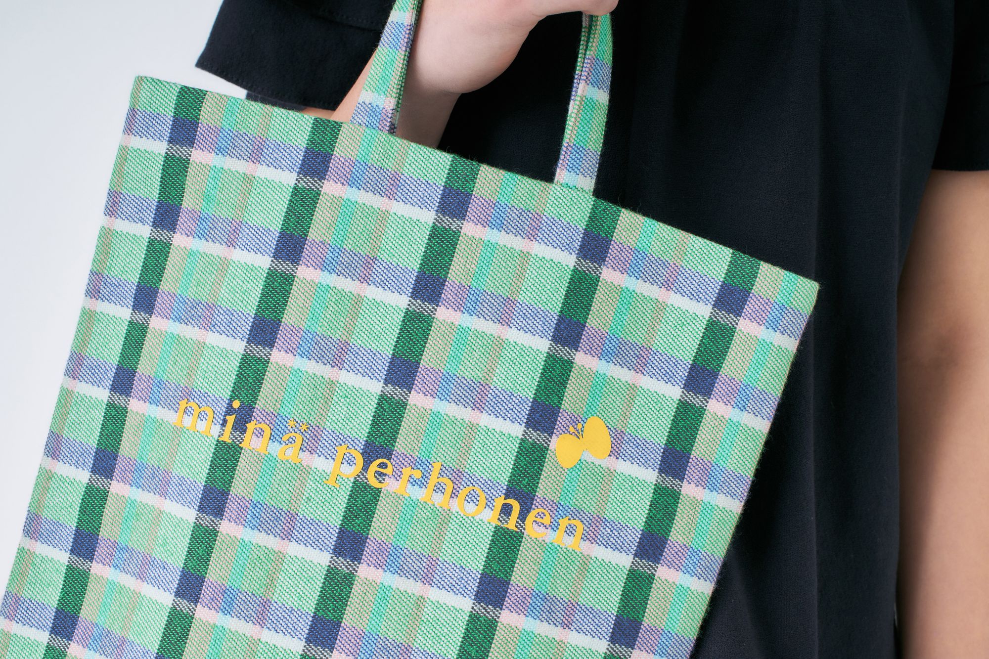 minä perhonen kanssa tote - minä perhonen