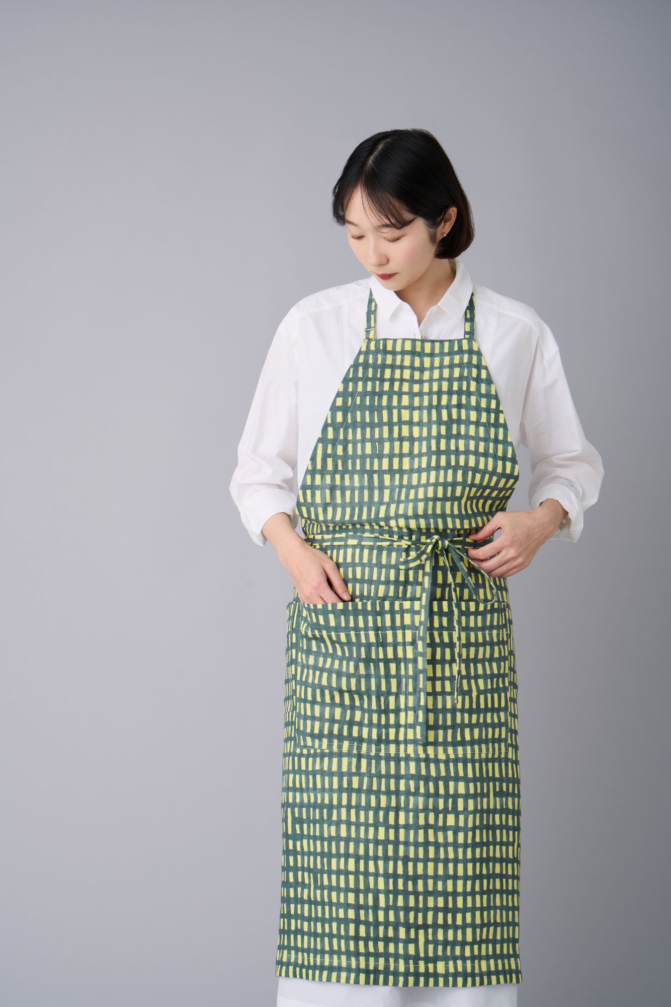 sora check エプロン - minä perhonen