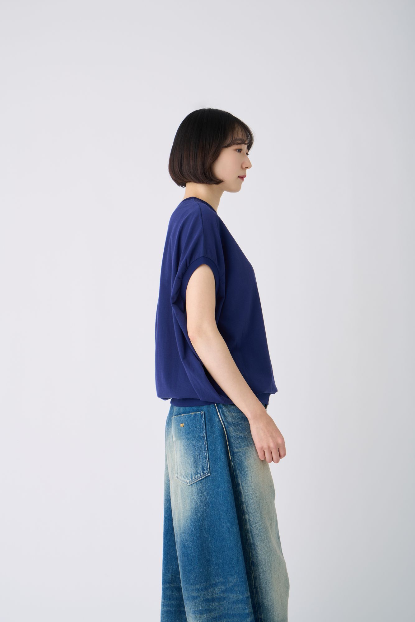 minä perhonen プルオーバー fognight navy mina perhonen tipo プルオーバーカットソー - ミナペルホネン正規取扱