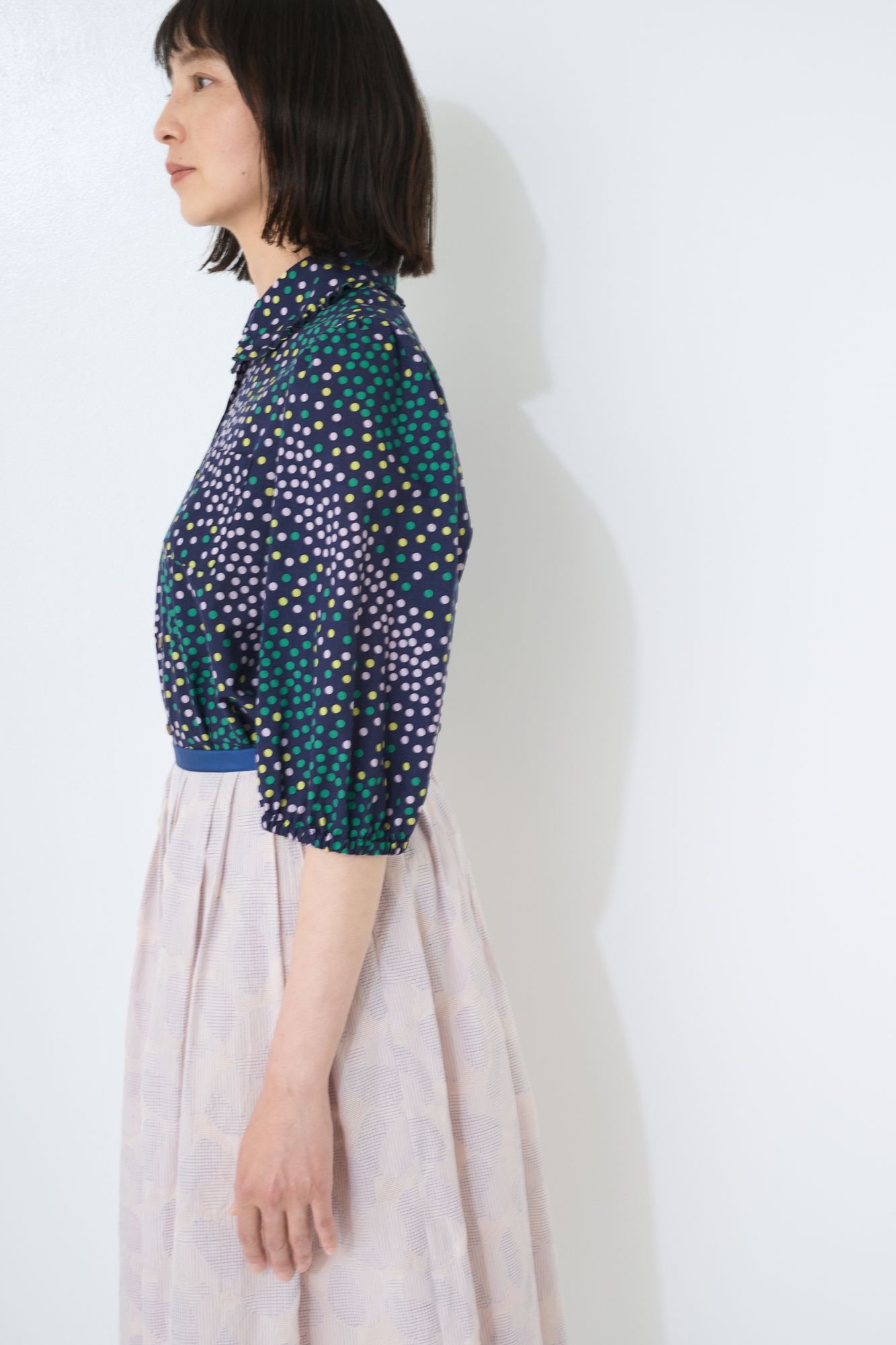 mina perhonen ミナペルホネン galileo シフォン ブラウス mina