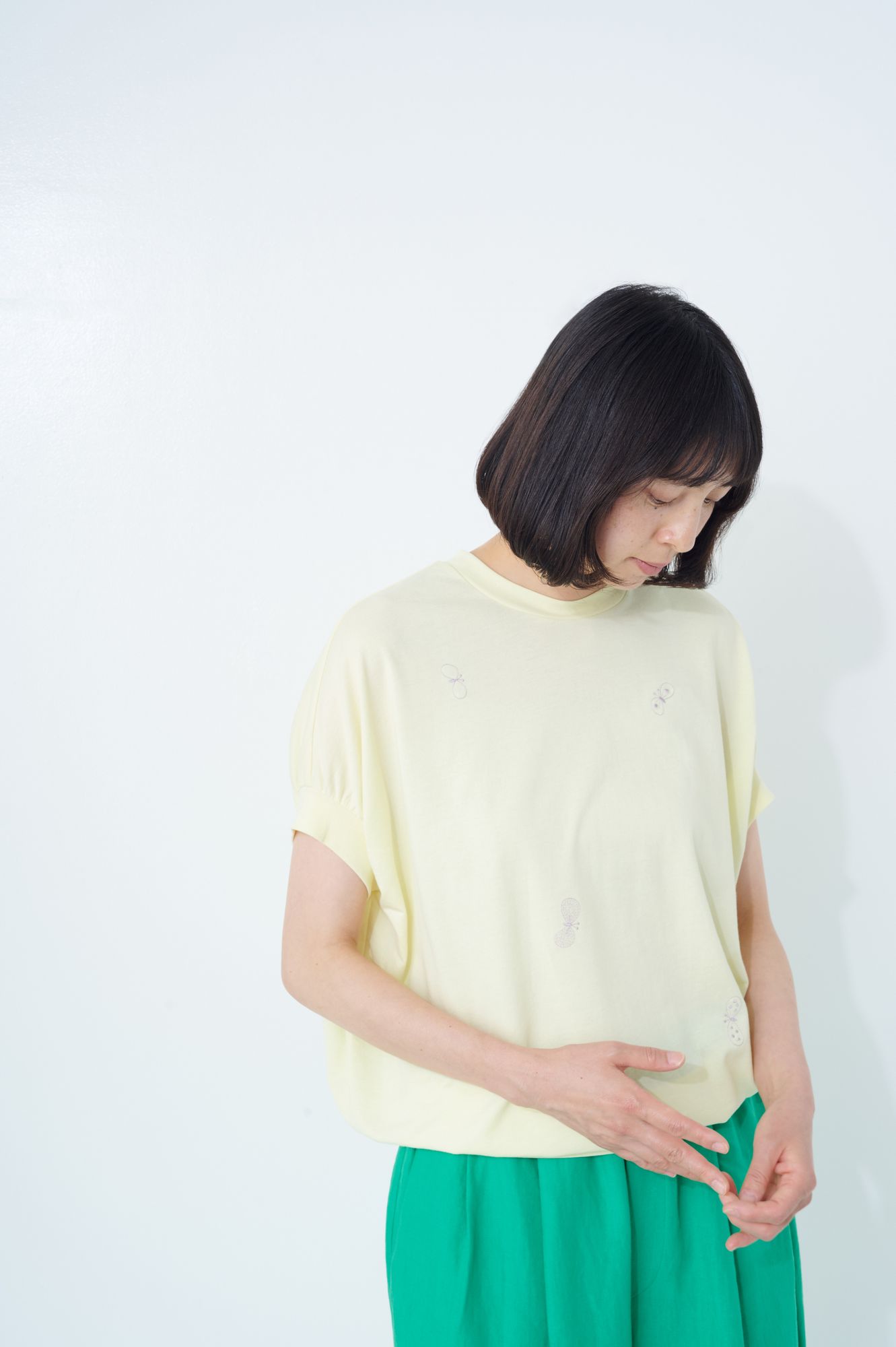 ミナペルホネン パーカー choucho 40 ドルマンスリーブ choucho ドルマンスリーブプルオーバー - minä perhonen