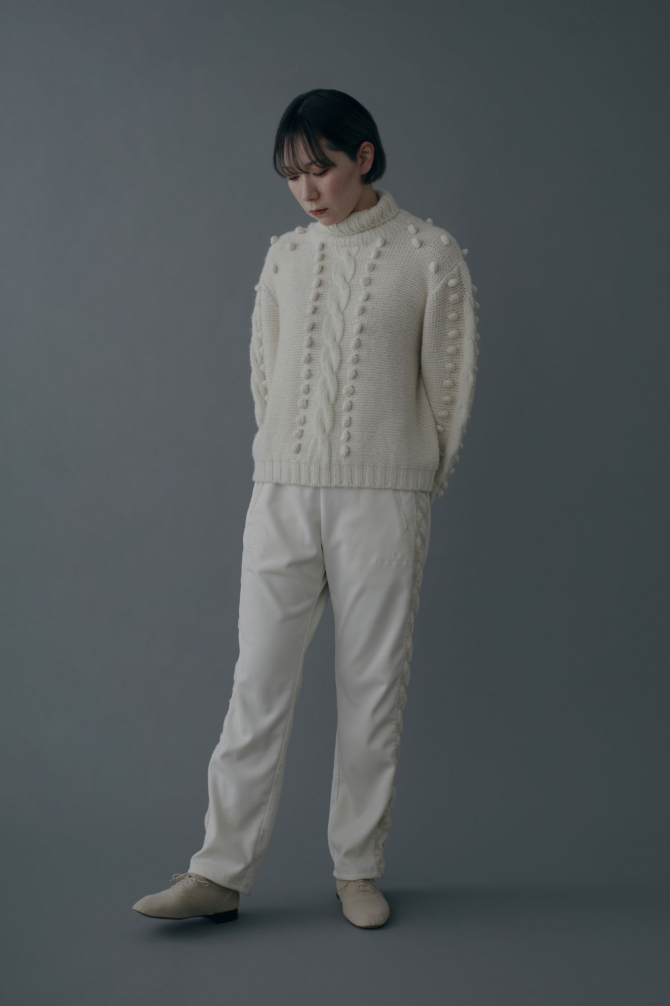 手縫いのジャージ パンツ - minä perhonen