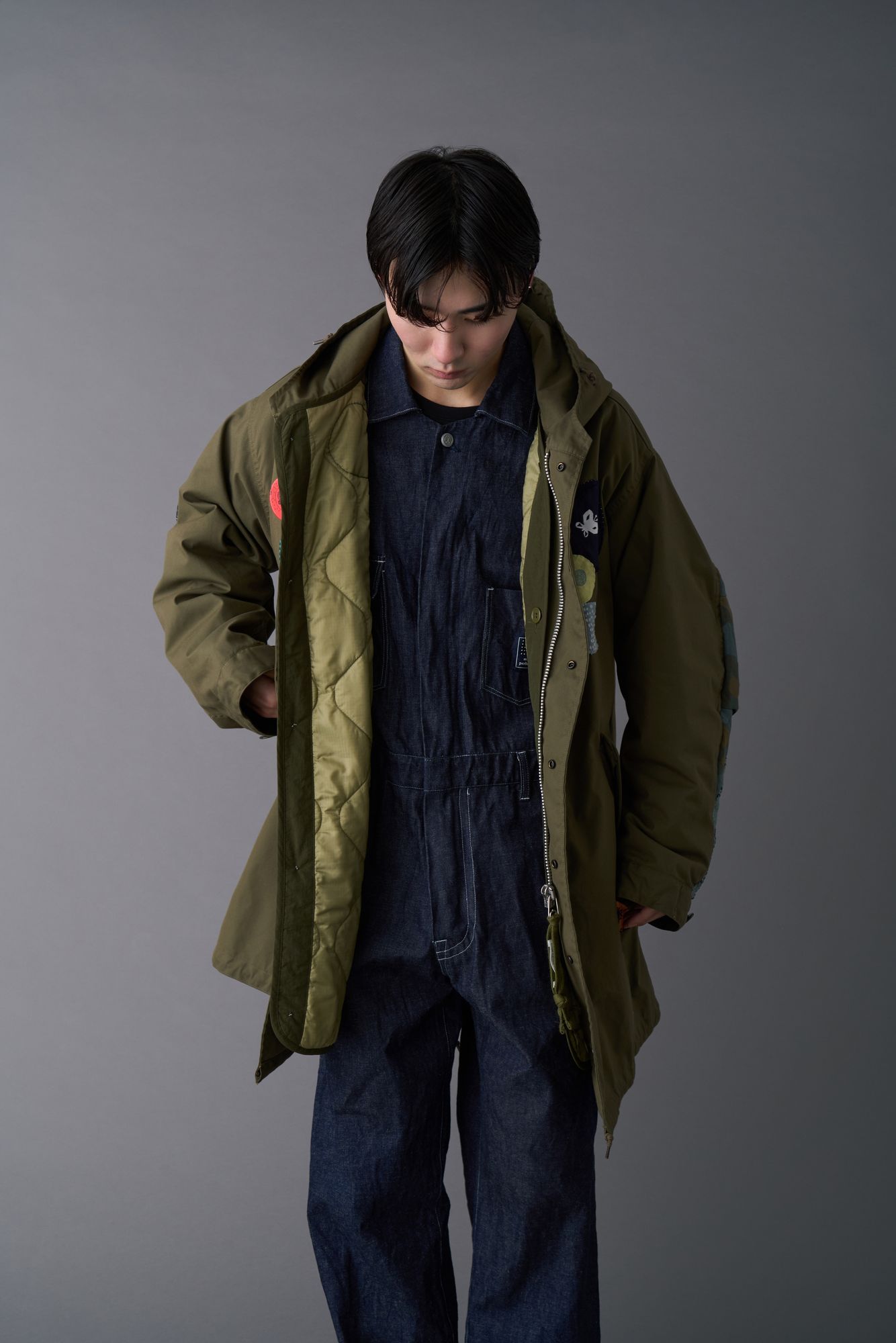 cream soda”のモッズコート（ライナー付き） - minä perhonen