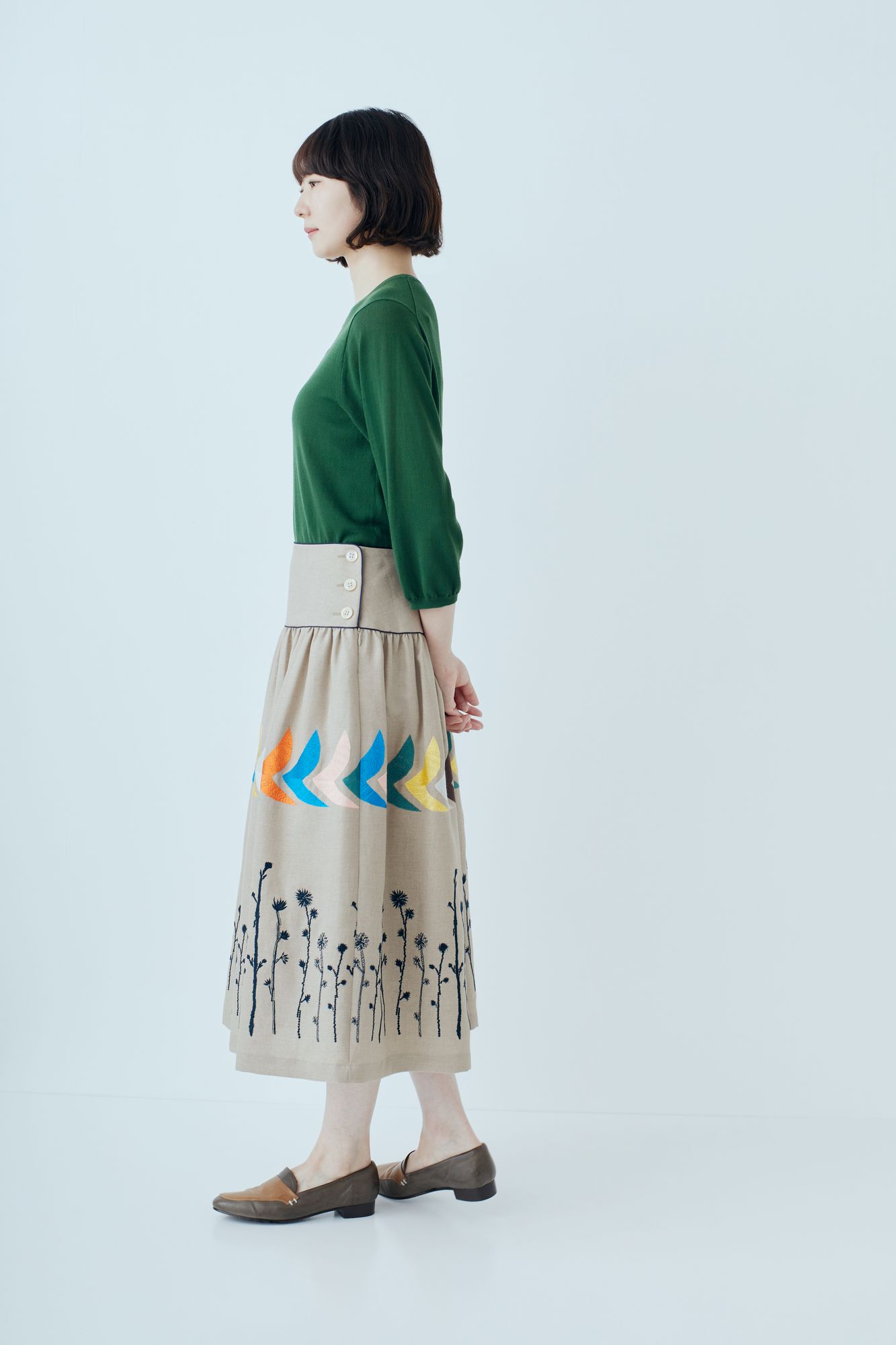 noppara × bird スカート - minä perhonen