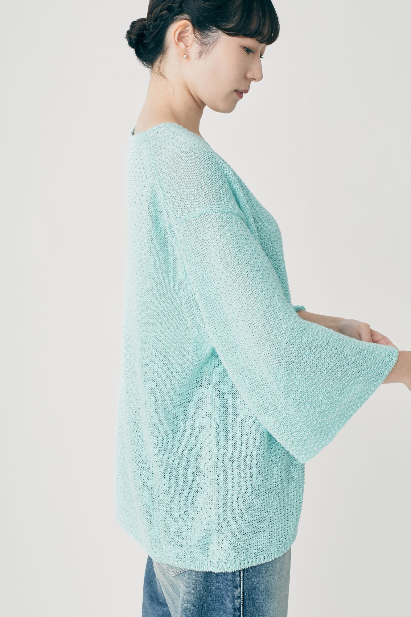 heinät◎ミナペルホネン◎ニット◎リネン◎ホワイト2025 2025 → Spring / Summer Collection forest of life - minä perhonen
