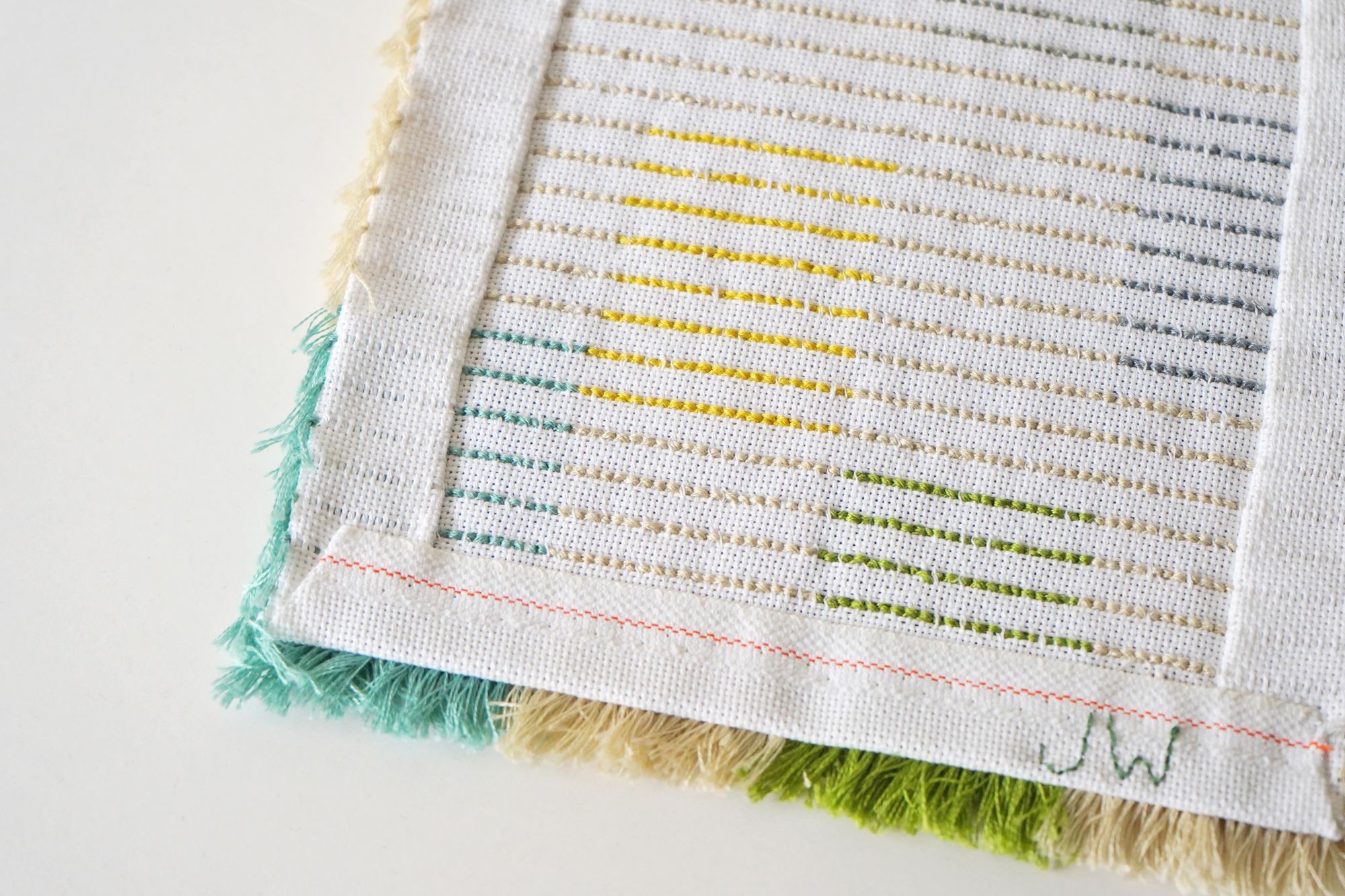 textile wall rug - minä perhonen
