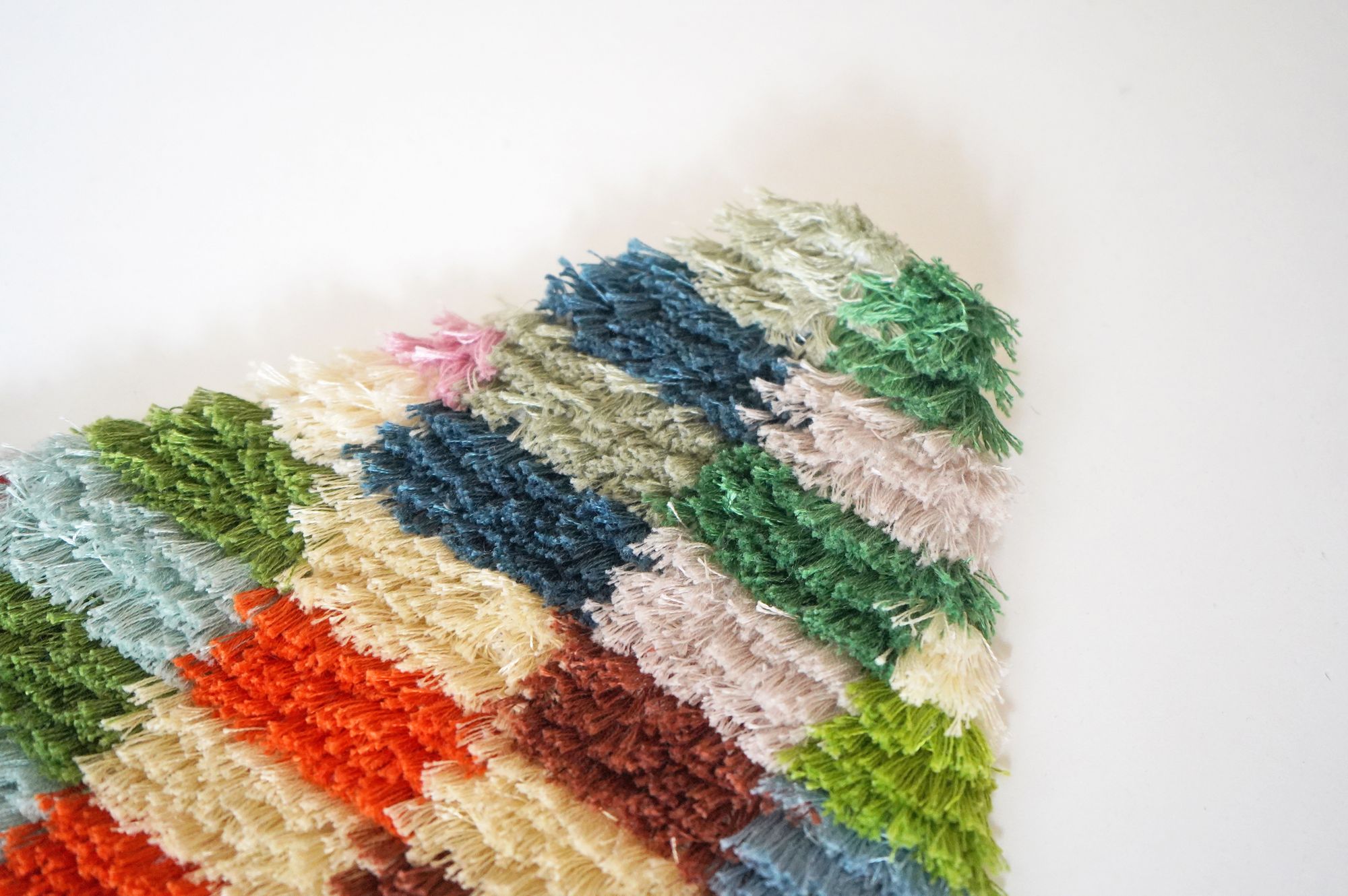 textile wall rug - minä perhonen