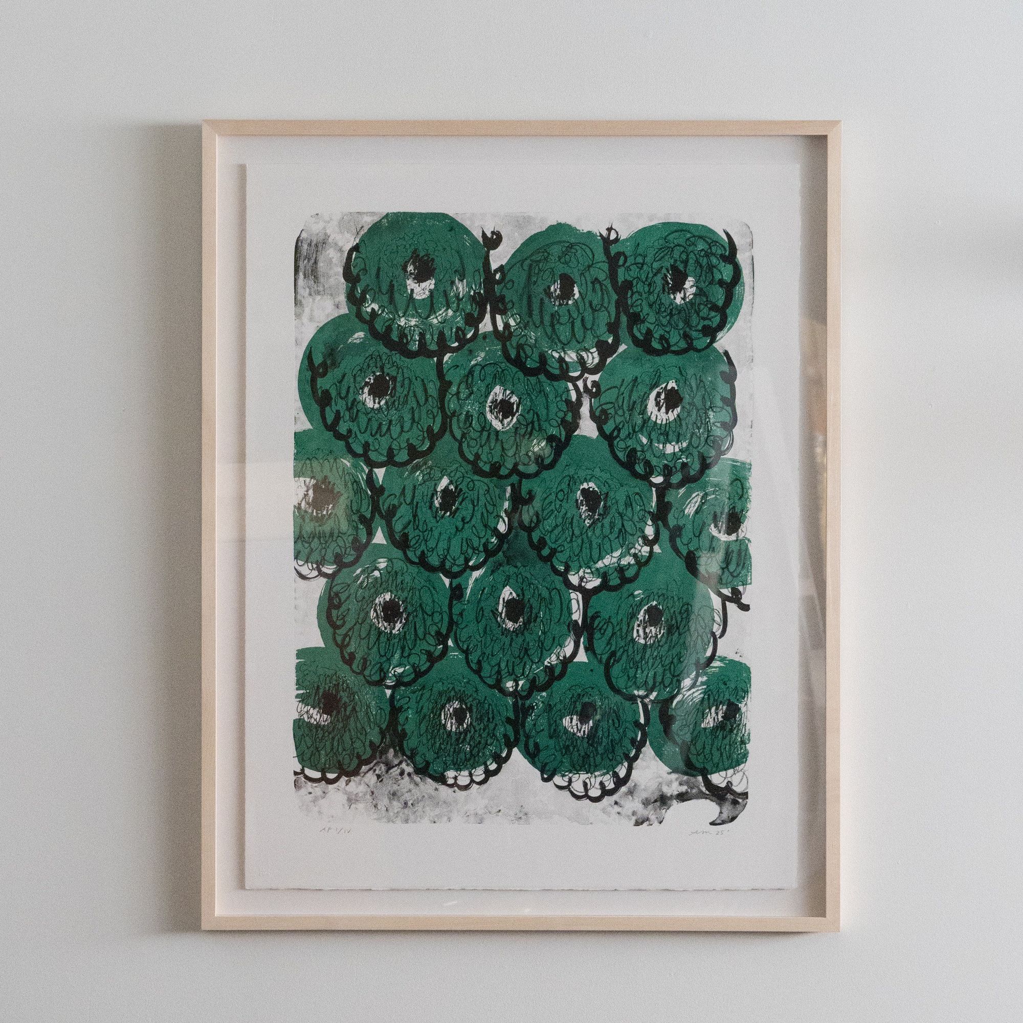 flower dance Lithograph - minä perhonen