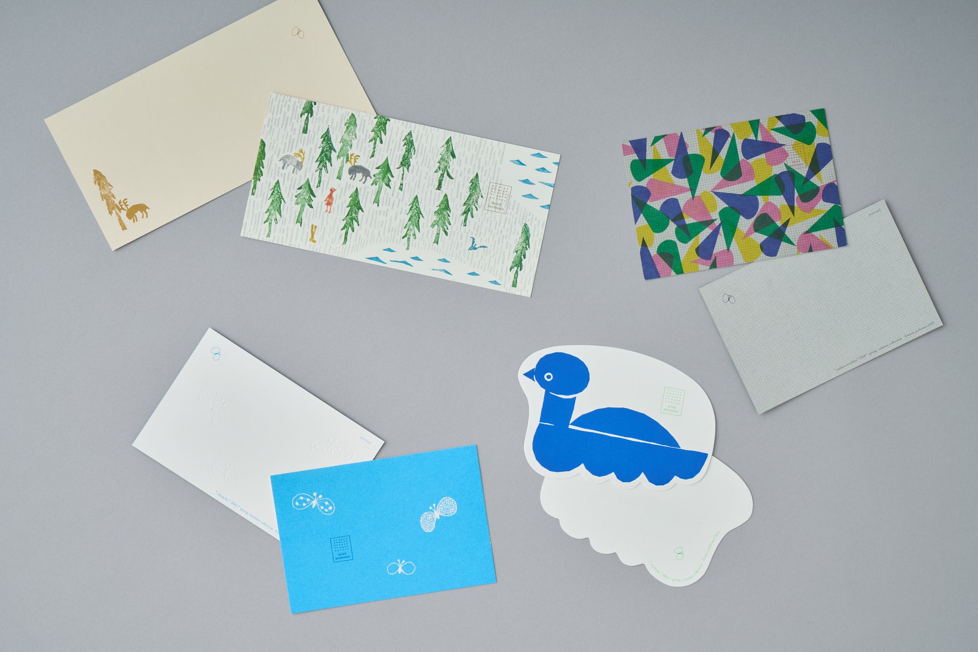 ポストカードセット minä perhonen 図案 - minä perhonen