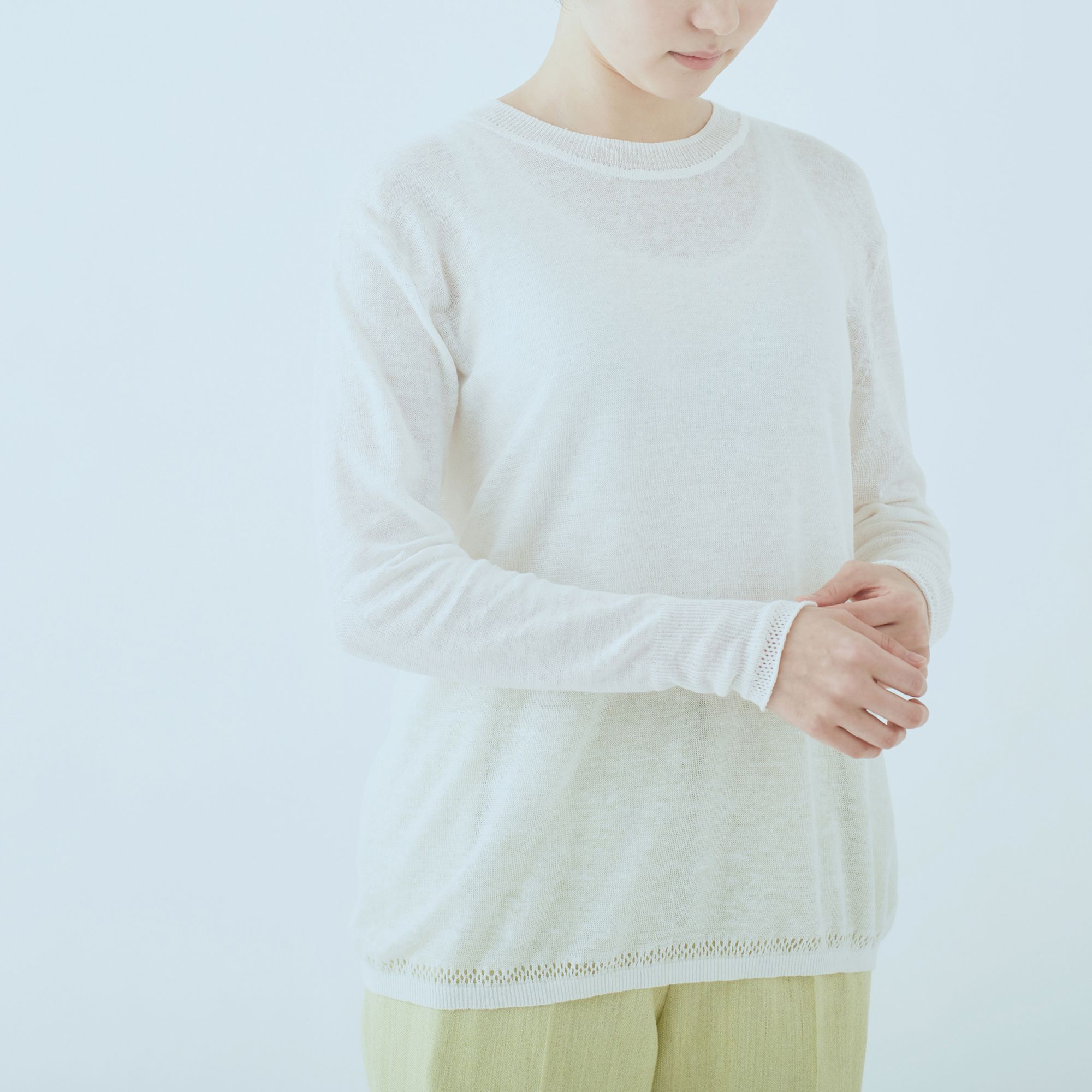blomst クルーネックプルオーバー - minä perhonen