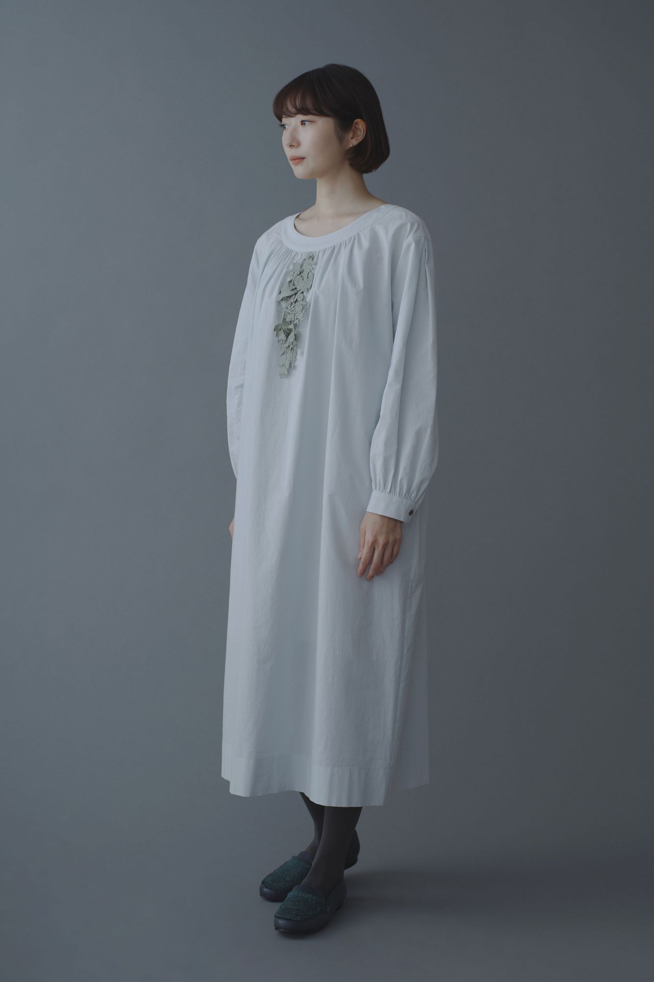 TS ミナペルホネン forest parade ワンピース 150cm forest parade ギャザードレス - minä perhonen