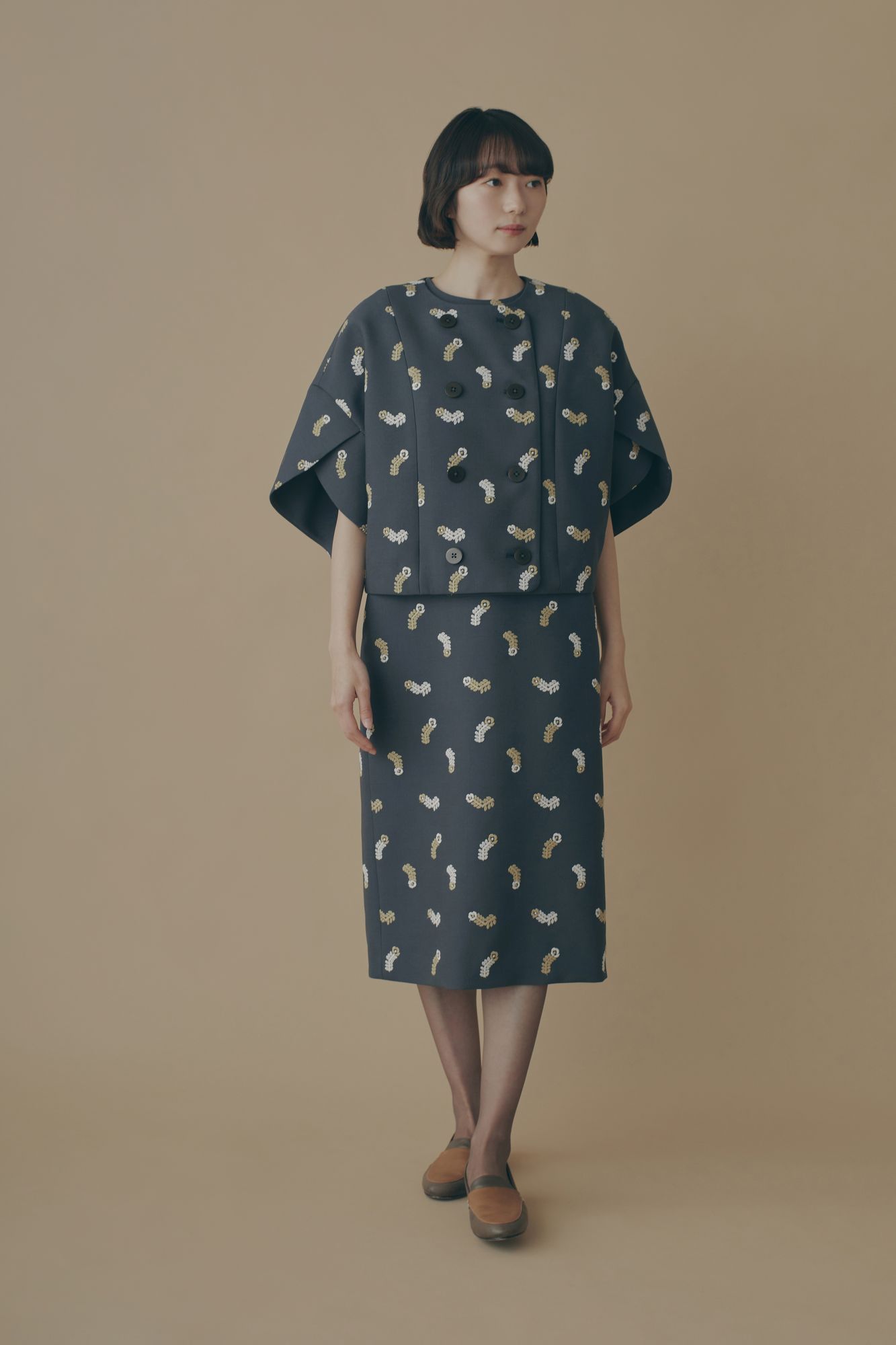 petal feather ショートジャケット - minä perhonen