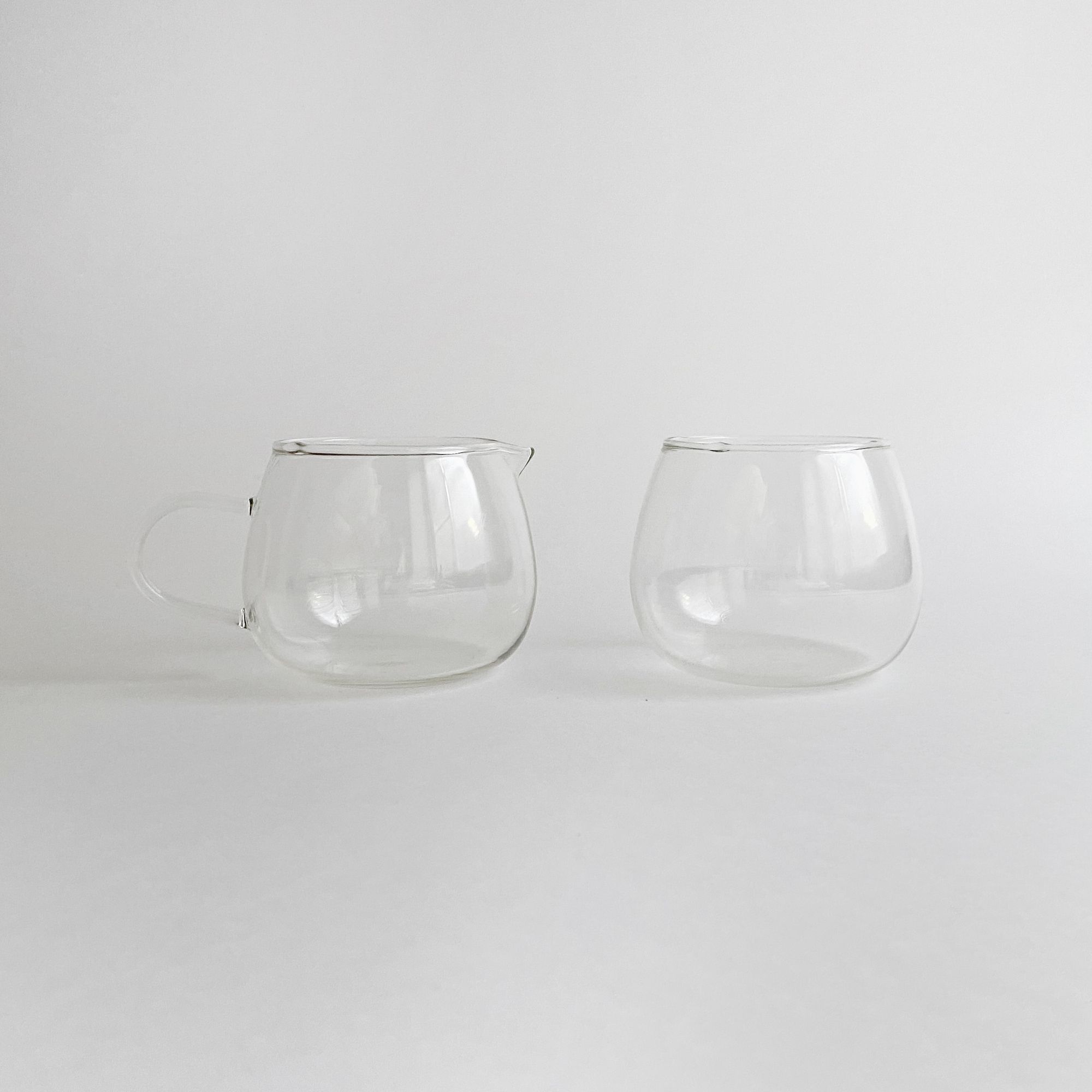 Jenaer Glas Sugar Bowl and Creamer - minä perhonen