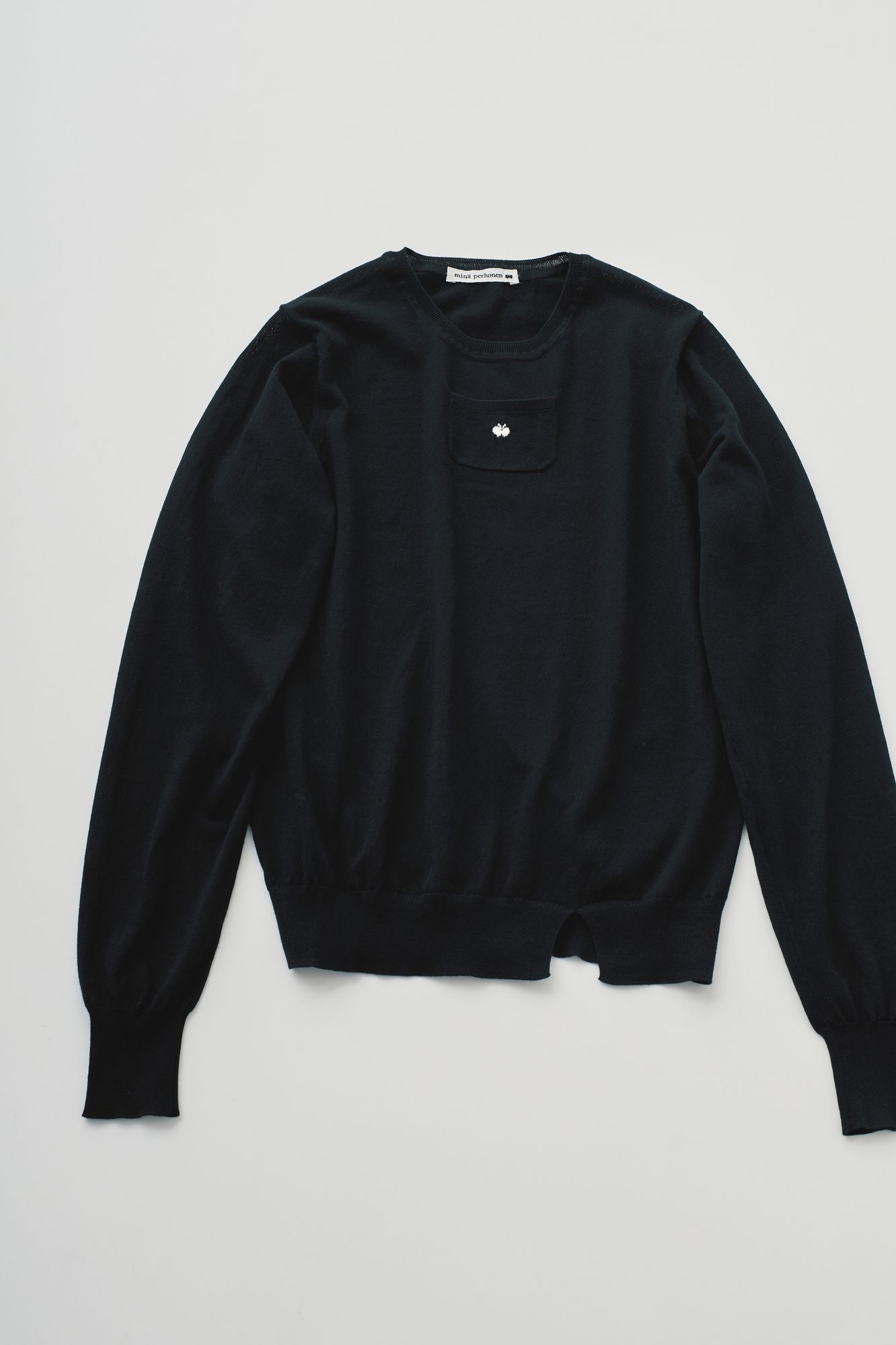 tasca ロングスリーブニットプルオーバー - minä perhonen