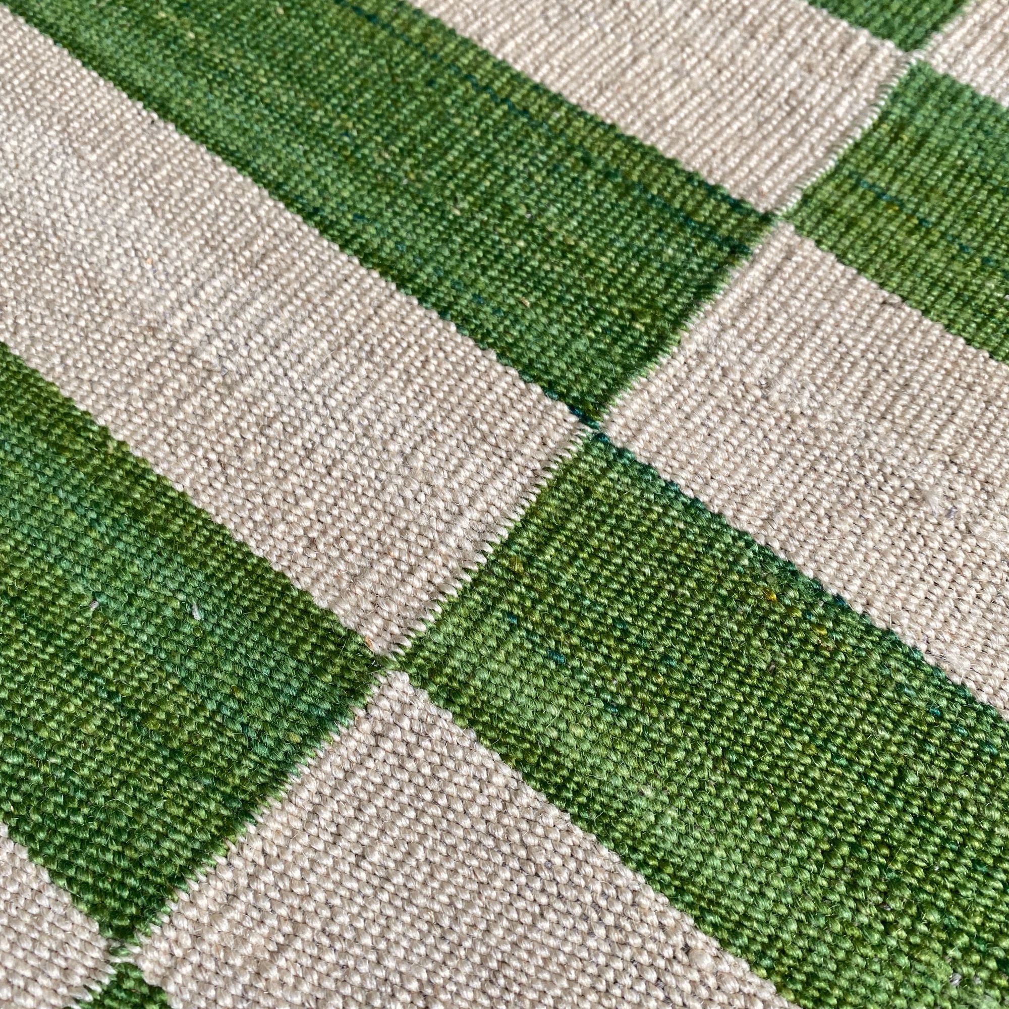Kelim Rug Green Pattern - minä perhonen