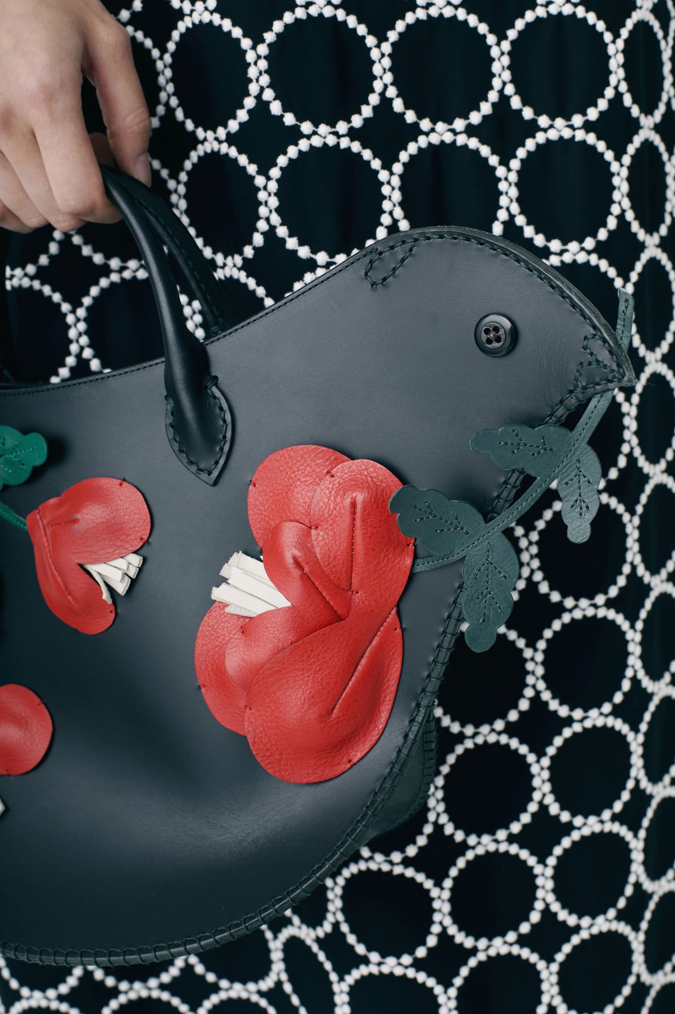 ミナペルホネン「mermaid」リボンと「skyful」を使った鯉のぼり ミナペルホネン「mermaid」リボンと「skyful」を使った鯉のぼり ミナ