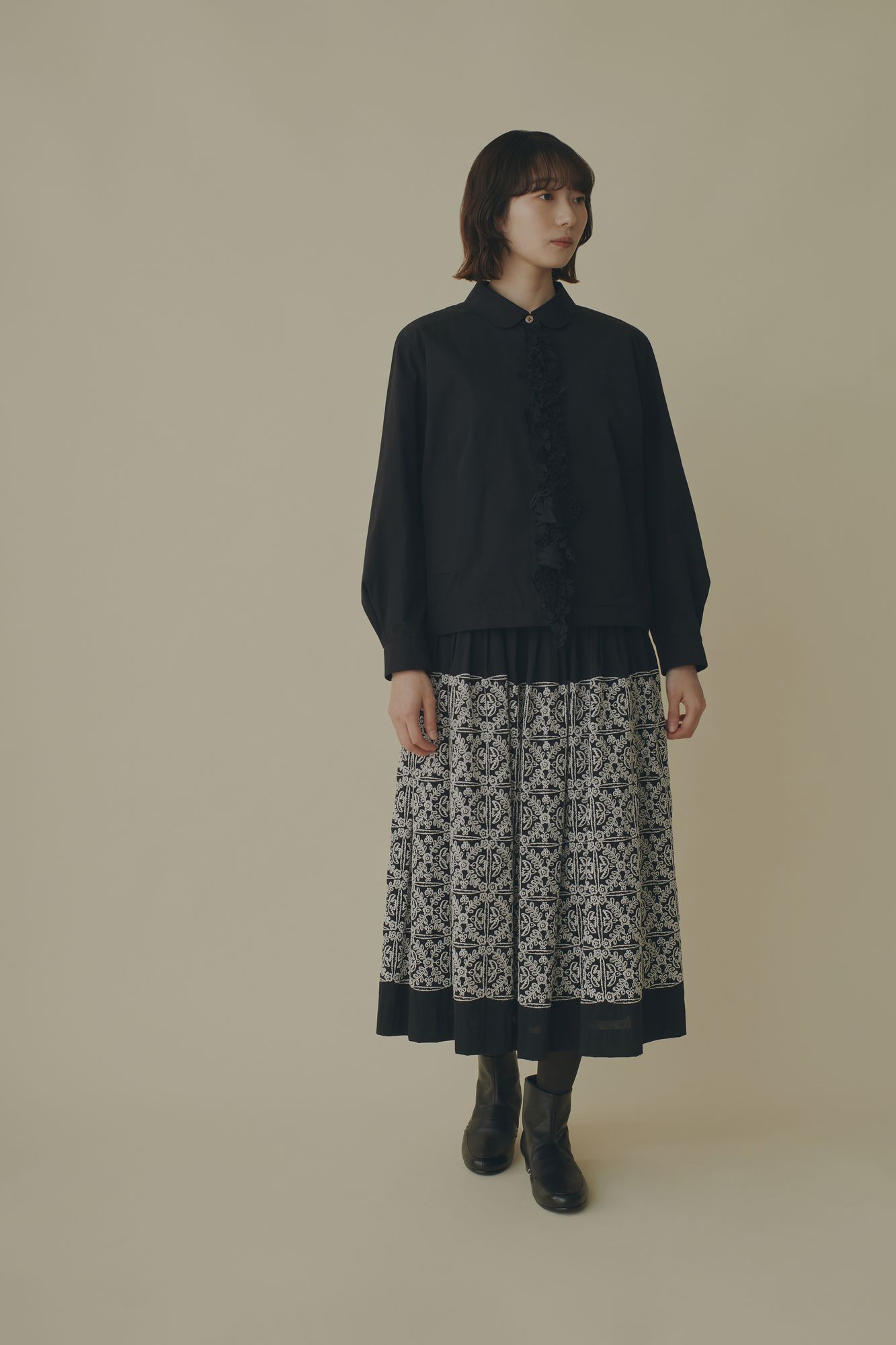 ミナペルホネン　felice タックスカート felice タックスカート - minä perhonen