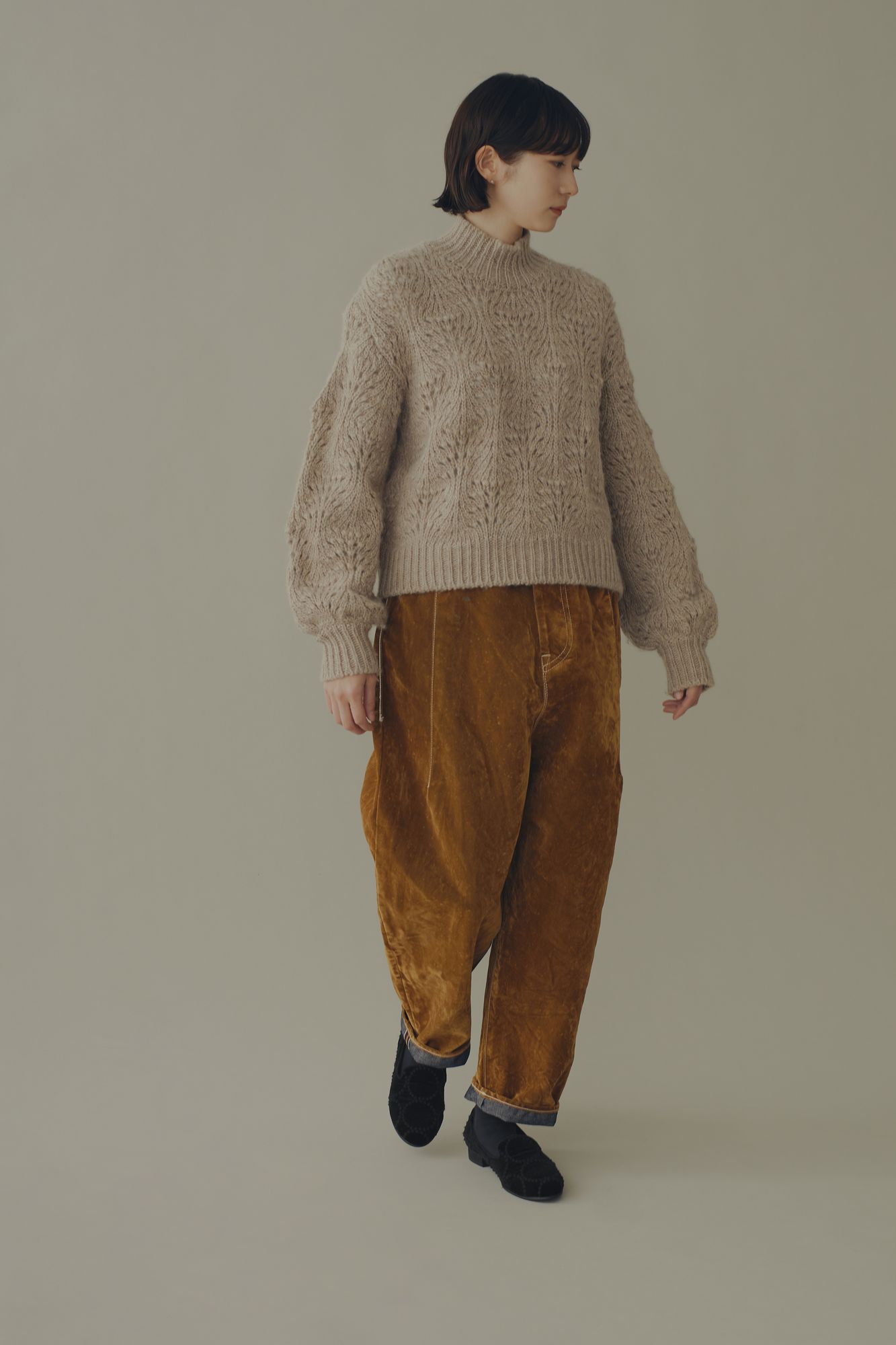 fête テーパードパンツ - minä perhonen