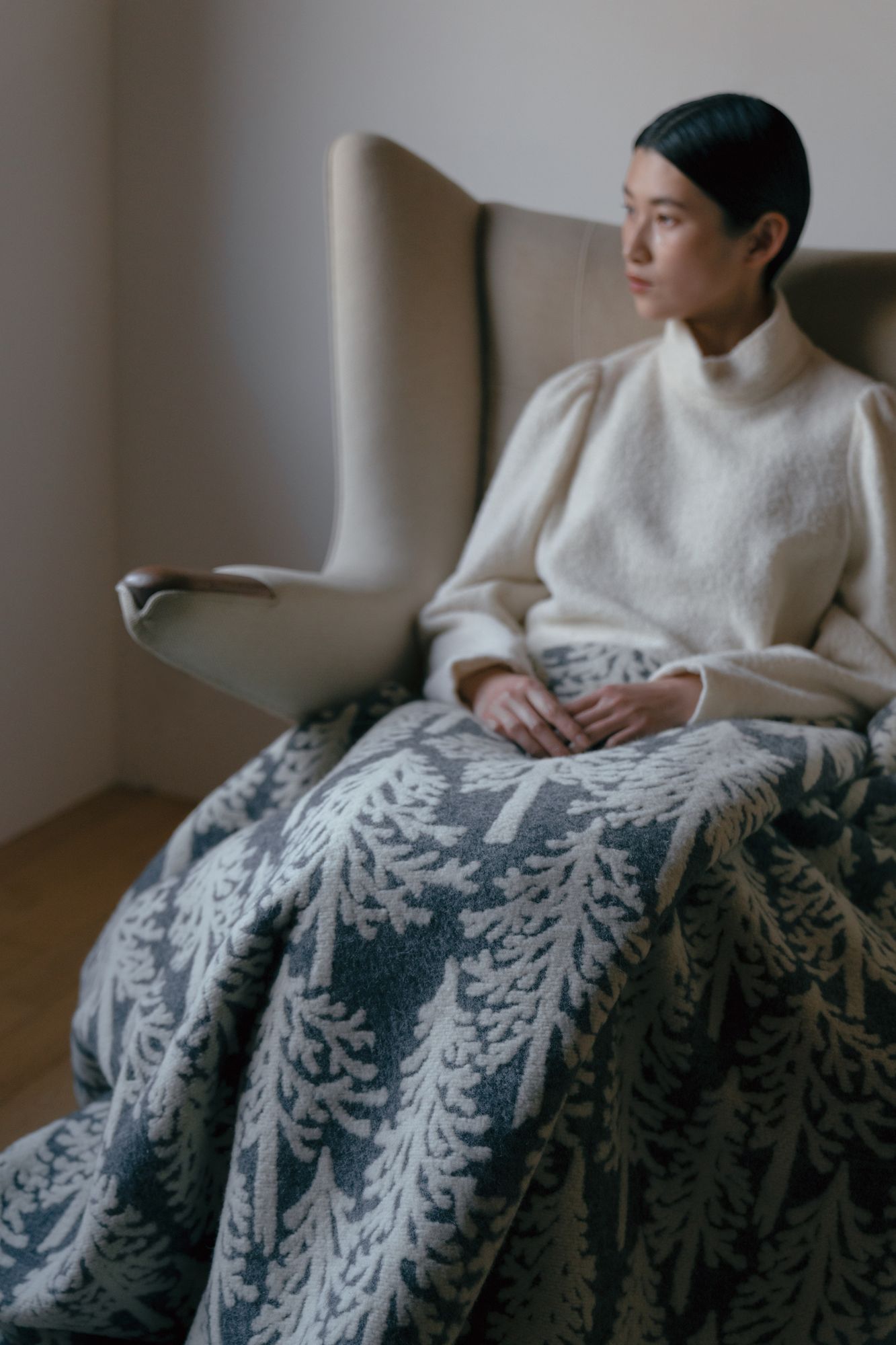 The making of minä perhonen wool blanket vol.1 - minä perhonen