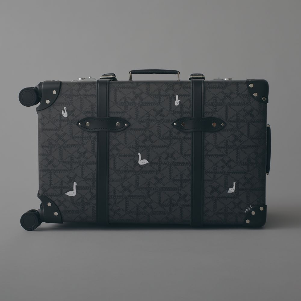 GLOBE TROTTER + paint medium check in - minä perhonen