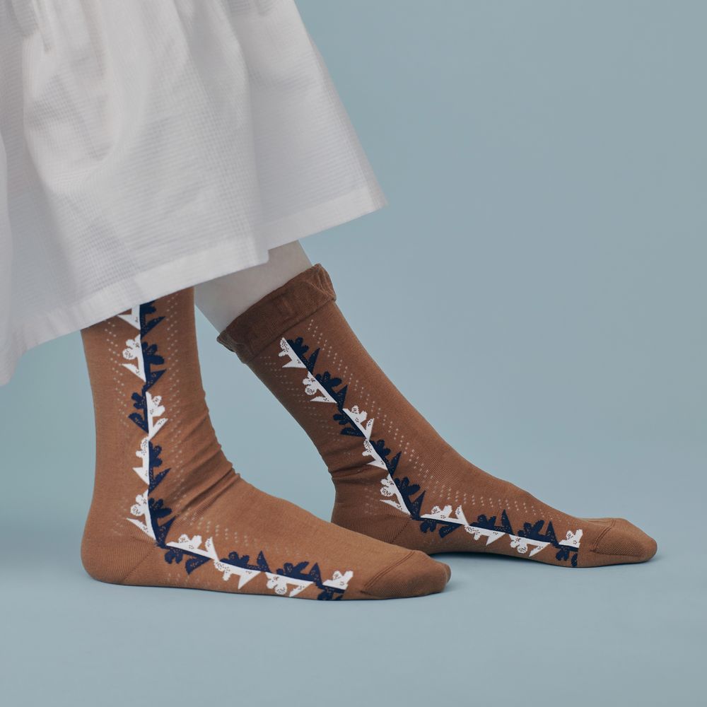 twin flower ソックス - minä perhonen