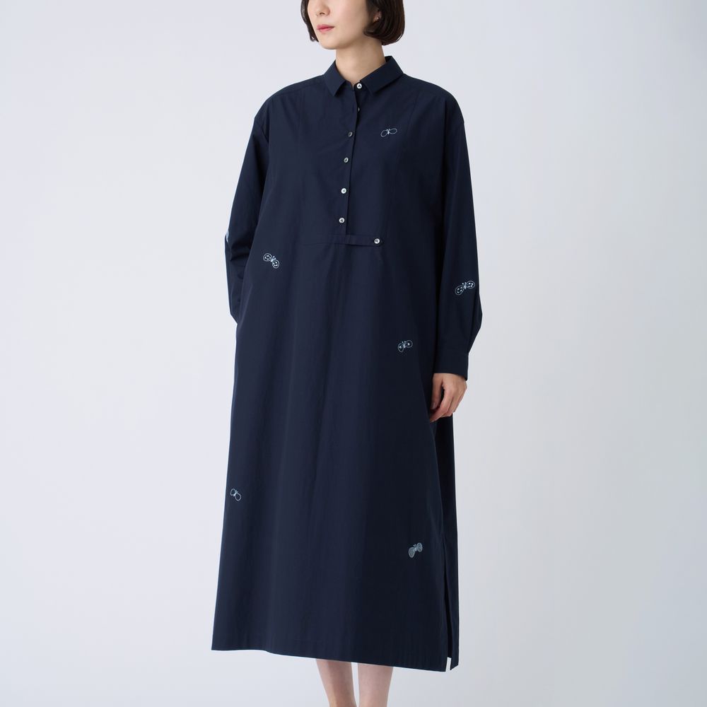 mina perhonen choucho 割烹着 navy choucho ドレス - minä perhonen
