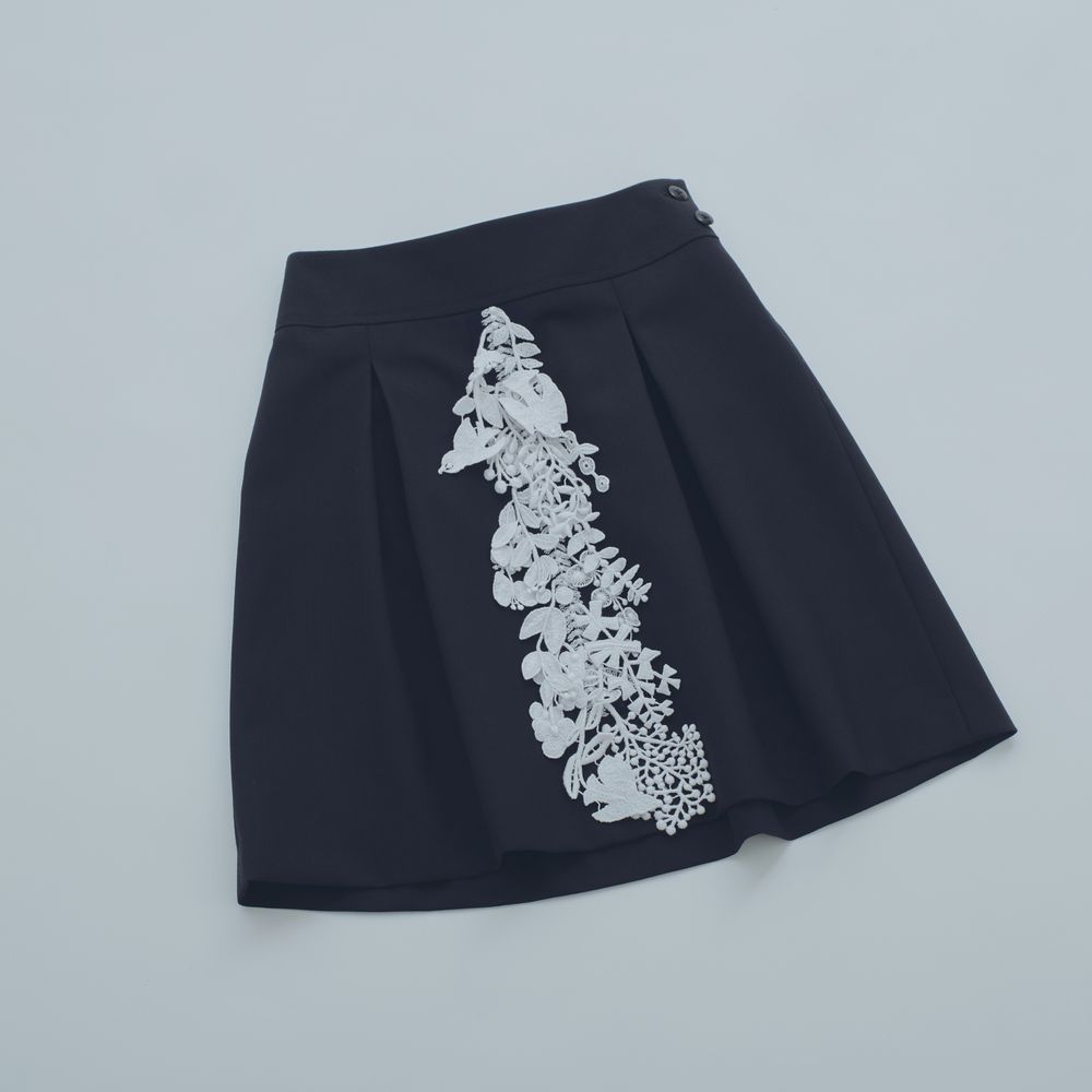 ミナペルホネン　forest village ウールスカート forest parade スカート - minä perhonen