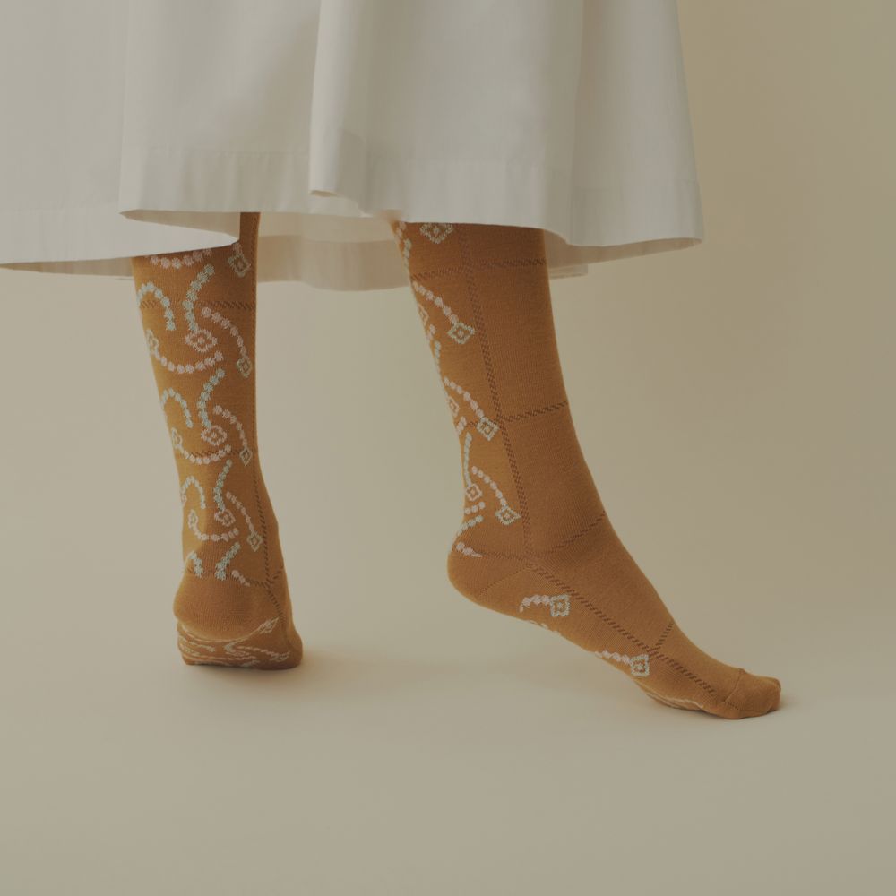 flower leap ハイソックス - minä perhonen