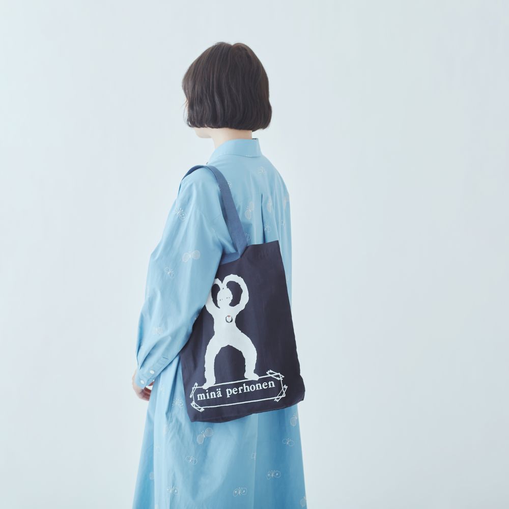 ら*く様 ミナペルホネントートバッグ 両面新作pomppiaハンドメイド ら