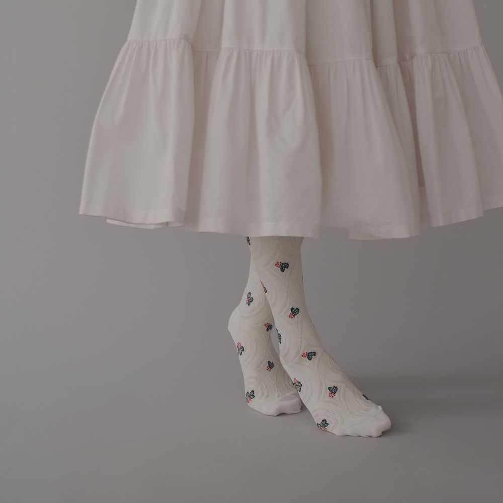 【新品未使用】ミナペルホネン frost garden ニーハイソックス medium_3n_S_Lxuv_PY_Be78xgy5s_